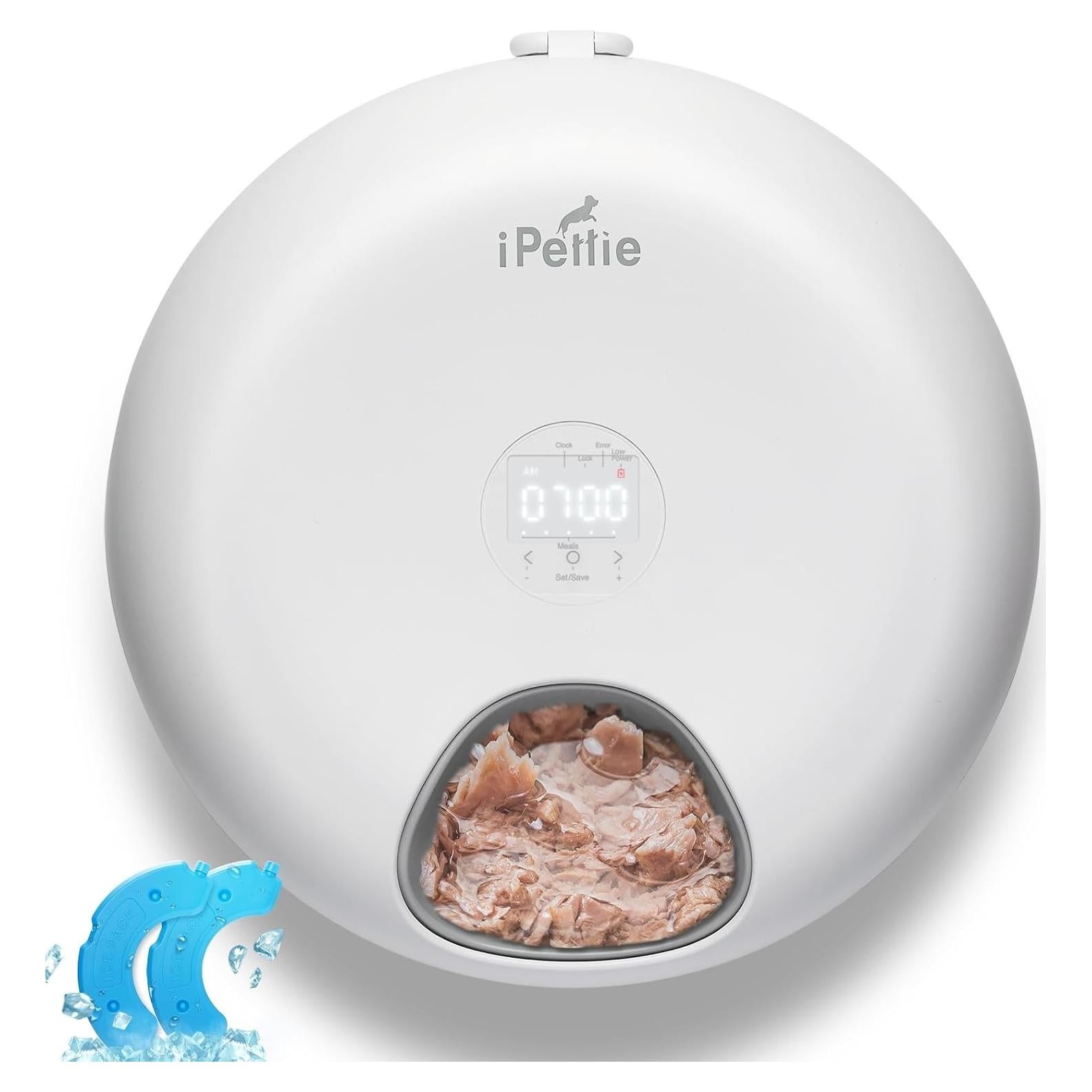 Alimentador Automático iPettie IP-FD-C01WTA 6 Comidas 2,39 kg