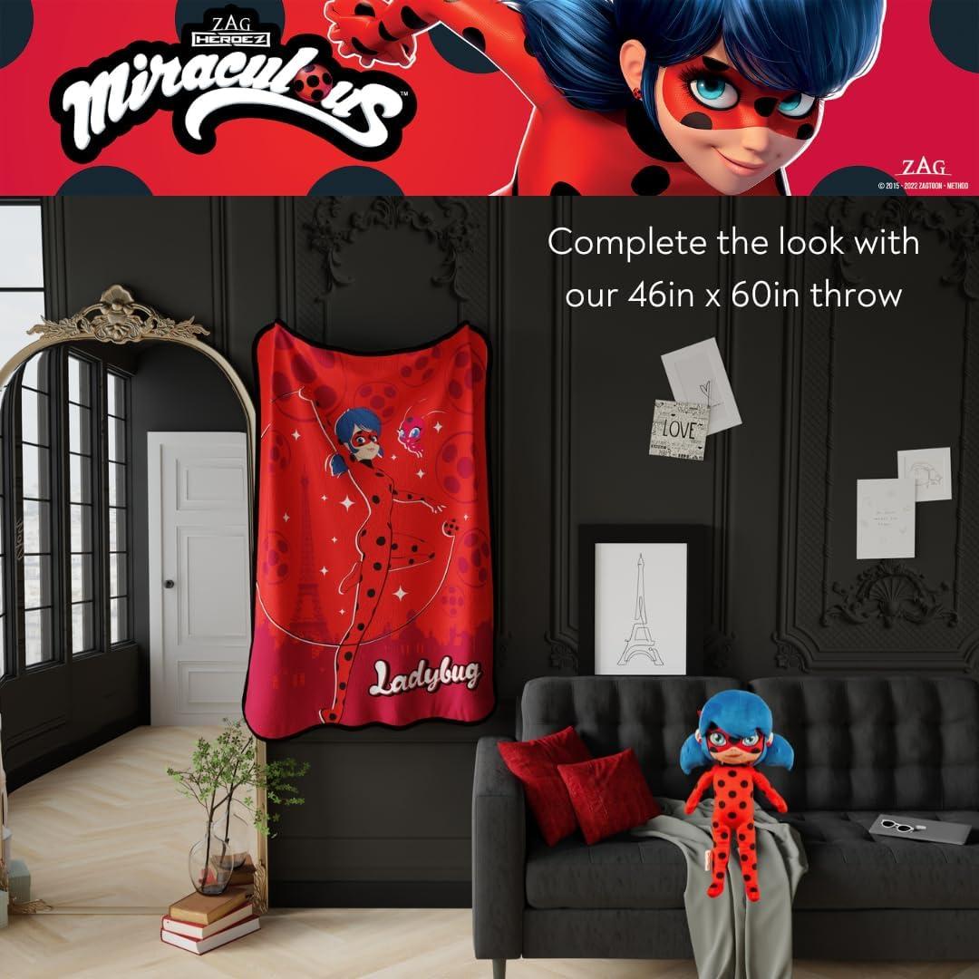 Almohada de Abrazo Franco Miraculous Ladybug 39 cm Suave