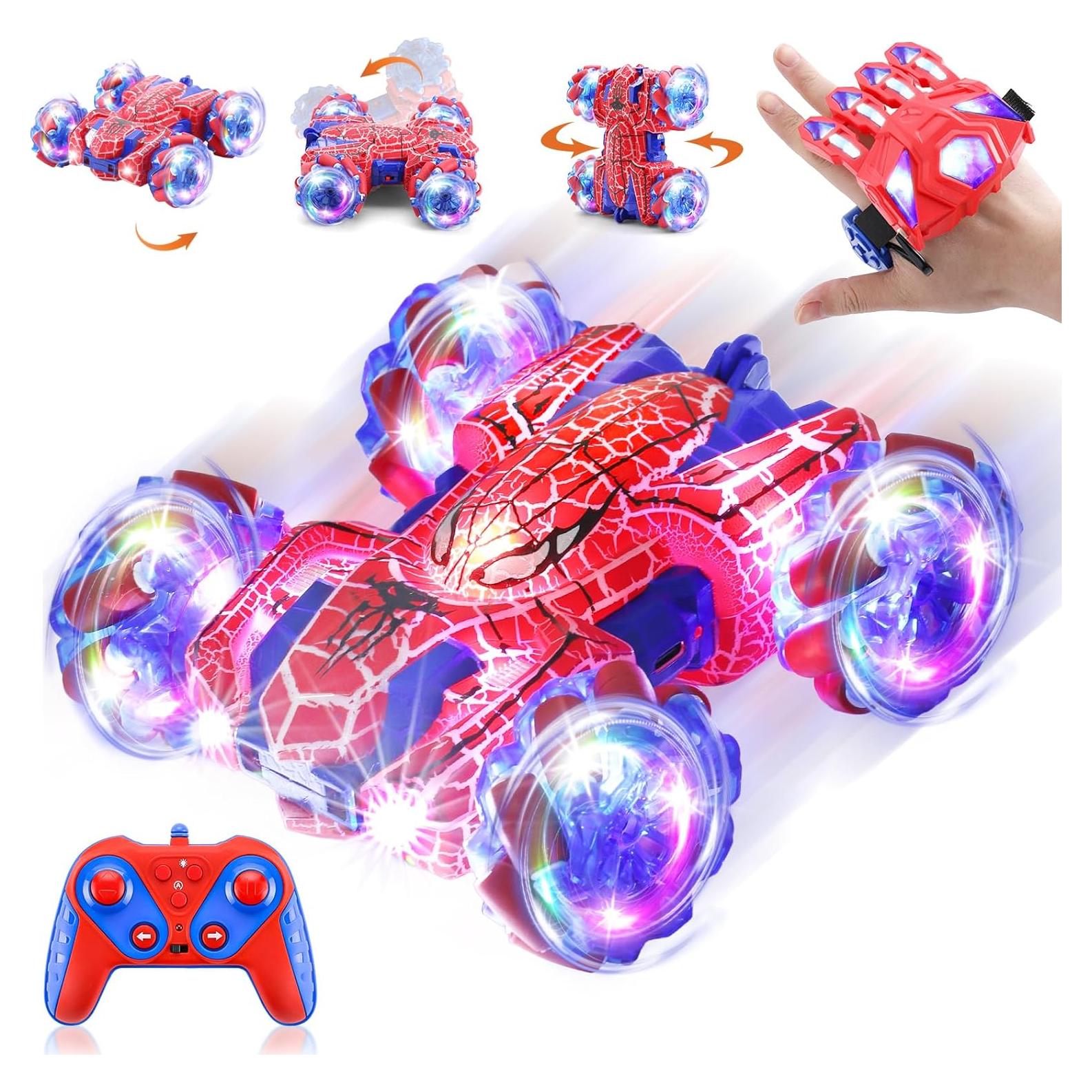 Coche RC Control Remoto por Gestos Rojo 360° Acrobacias