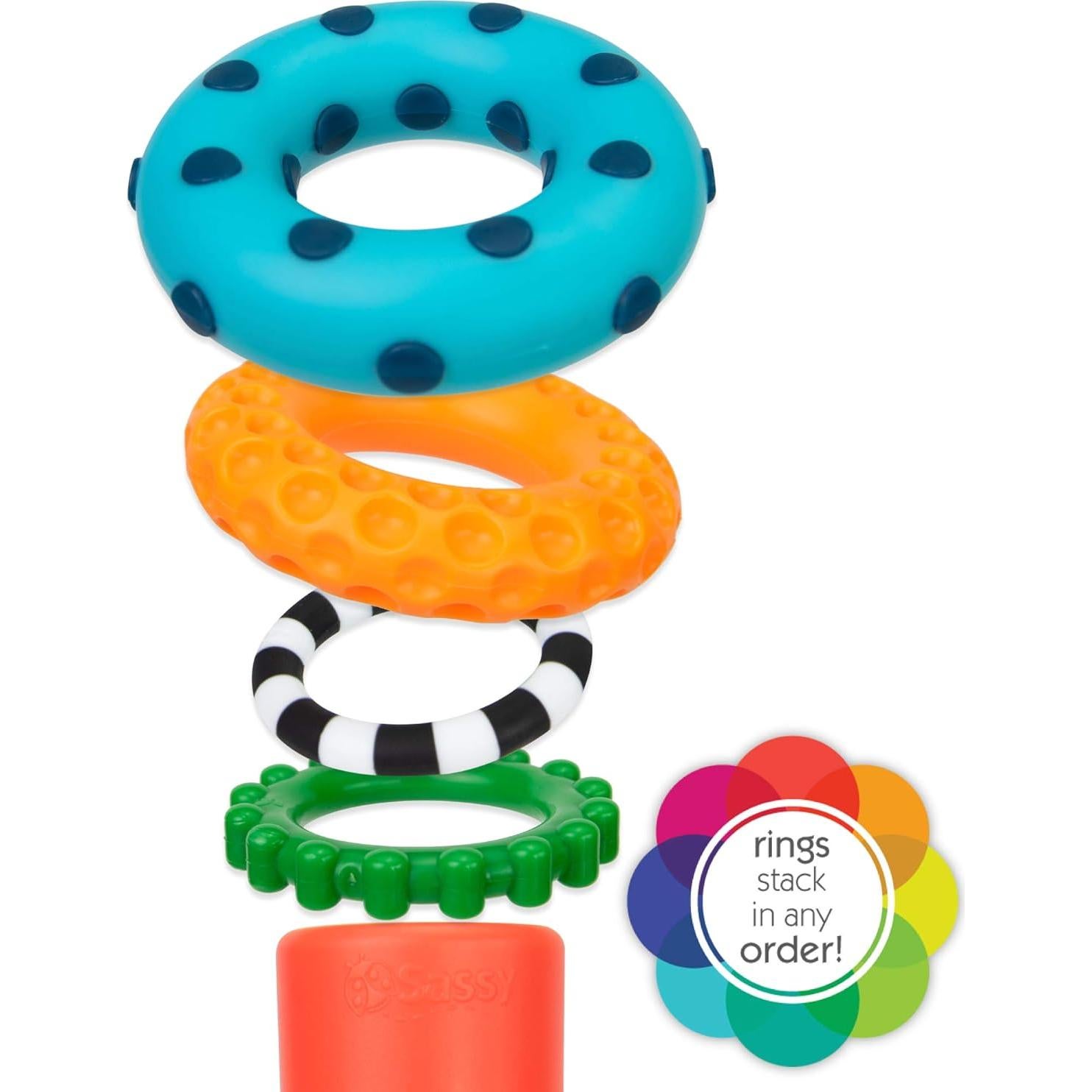 Pilotes de Círculos Juguete Aprendizaje STEM 9 Piezas