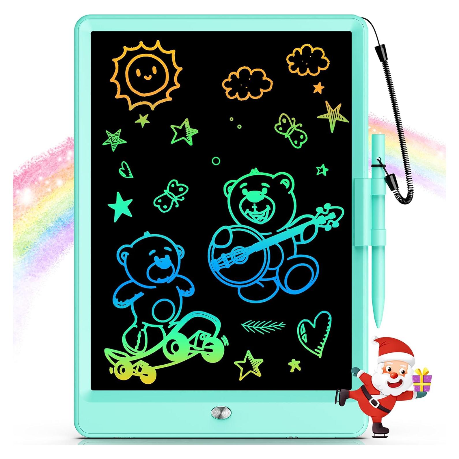 Bravokids Tableta de Escritura LCD 25.4 cm Verde para Niños