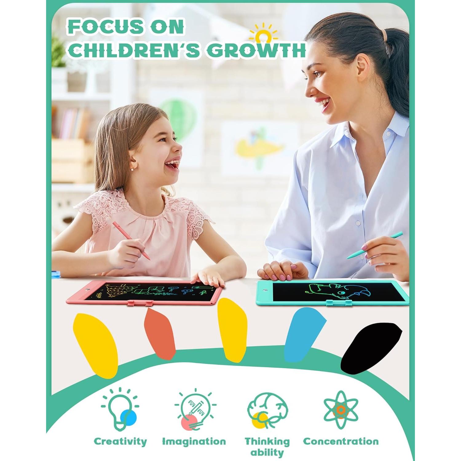 Bravokids Tableta de Escritura LCD 25.4 cm Verde para Niños