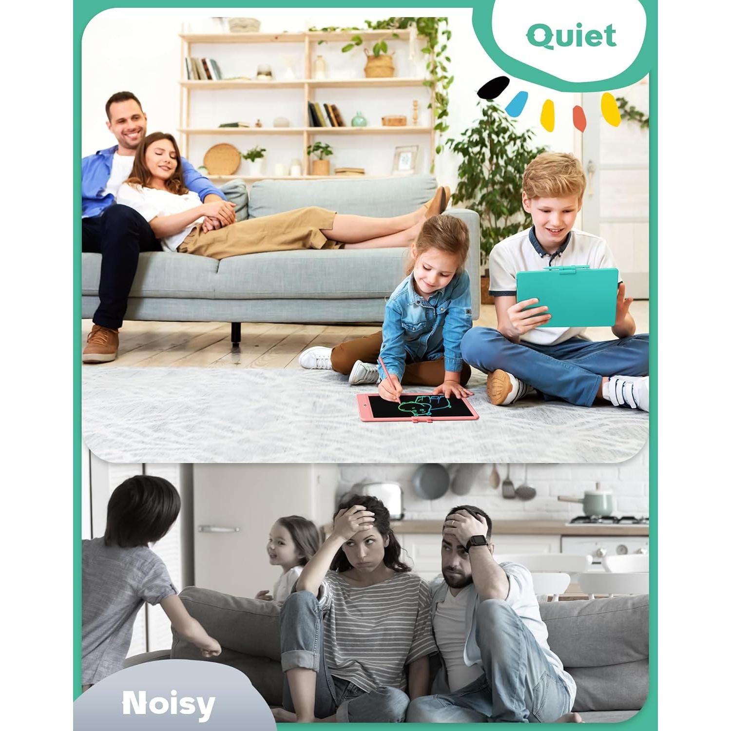 Bravokids Tableta de Escritura LCD 25.4 cm Verde para Niños