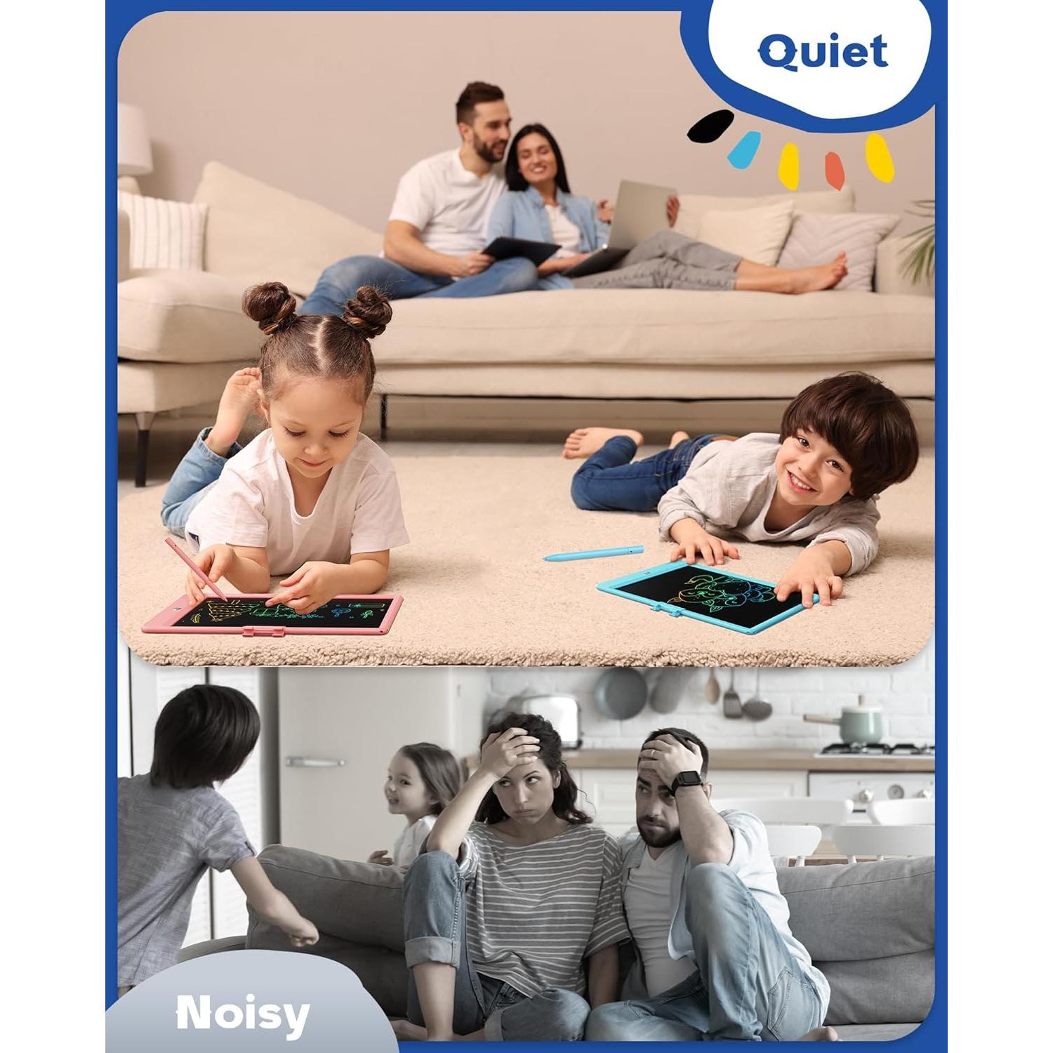 Bravokids Tableta de Escritura LCD 10" Azul para Niños