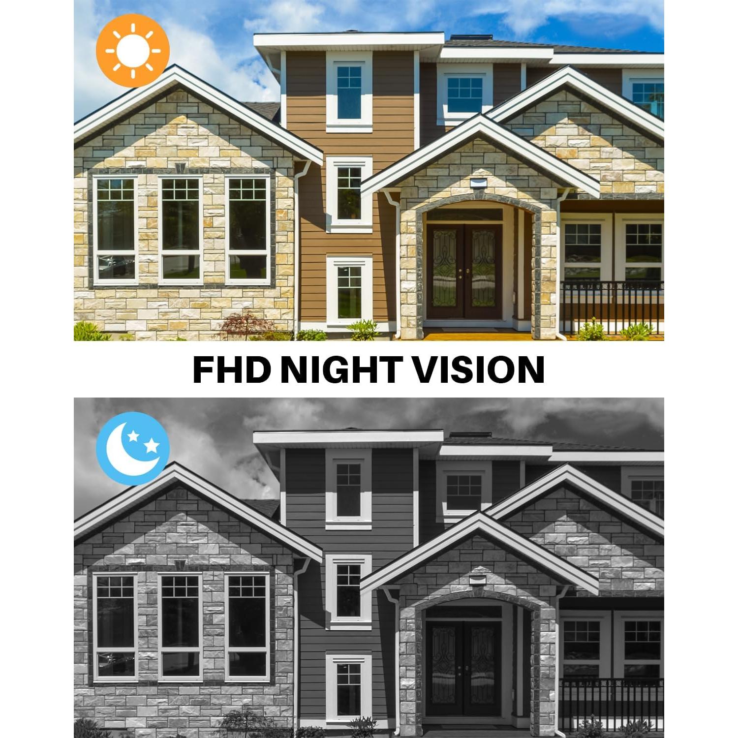 Cámara Timbre Video Inalámbrica Eaula J4 2K con IA y Visión Nocturna