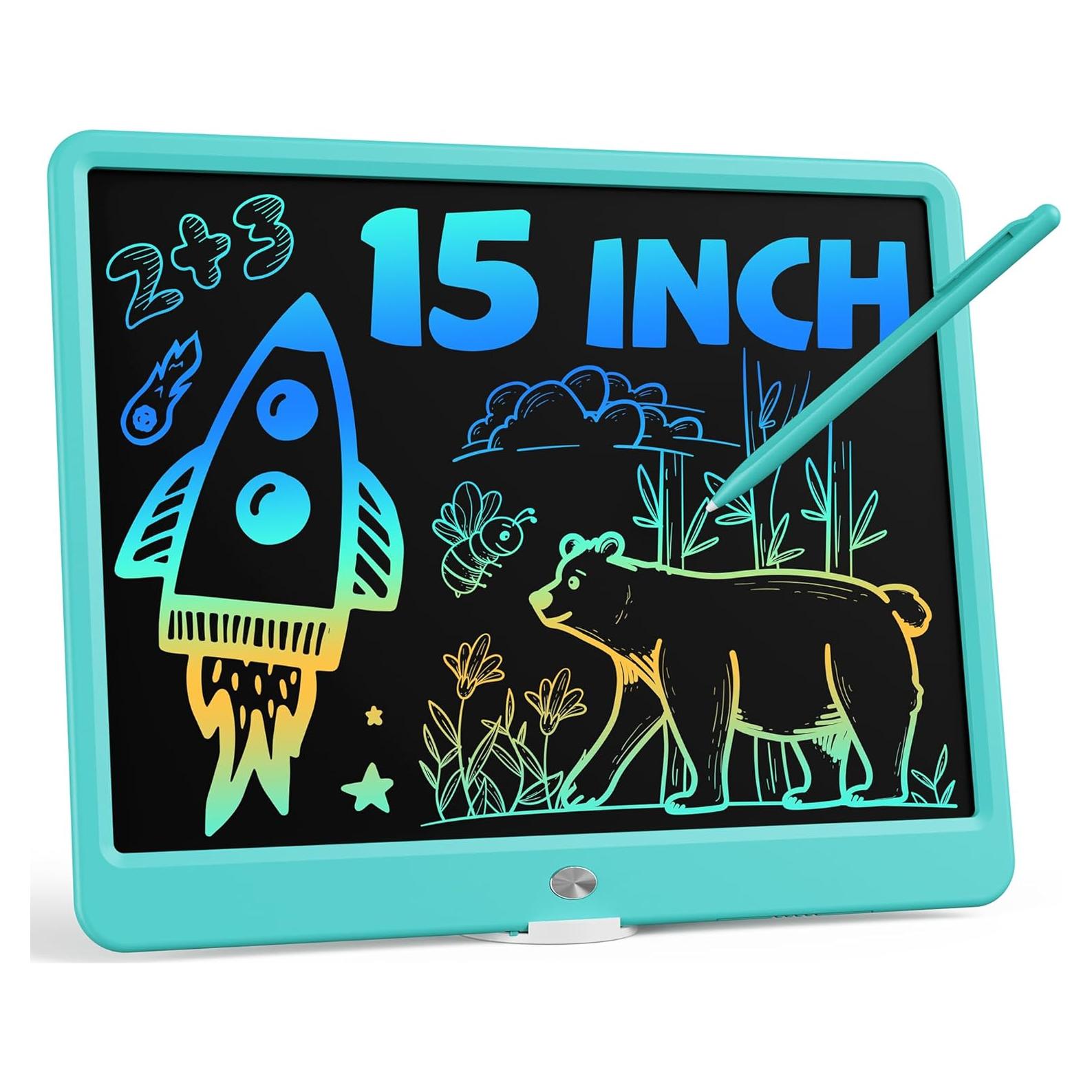 Bravokids Tableta de Escritura LCD 15 cm Azul para Niños
