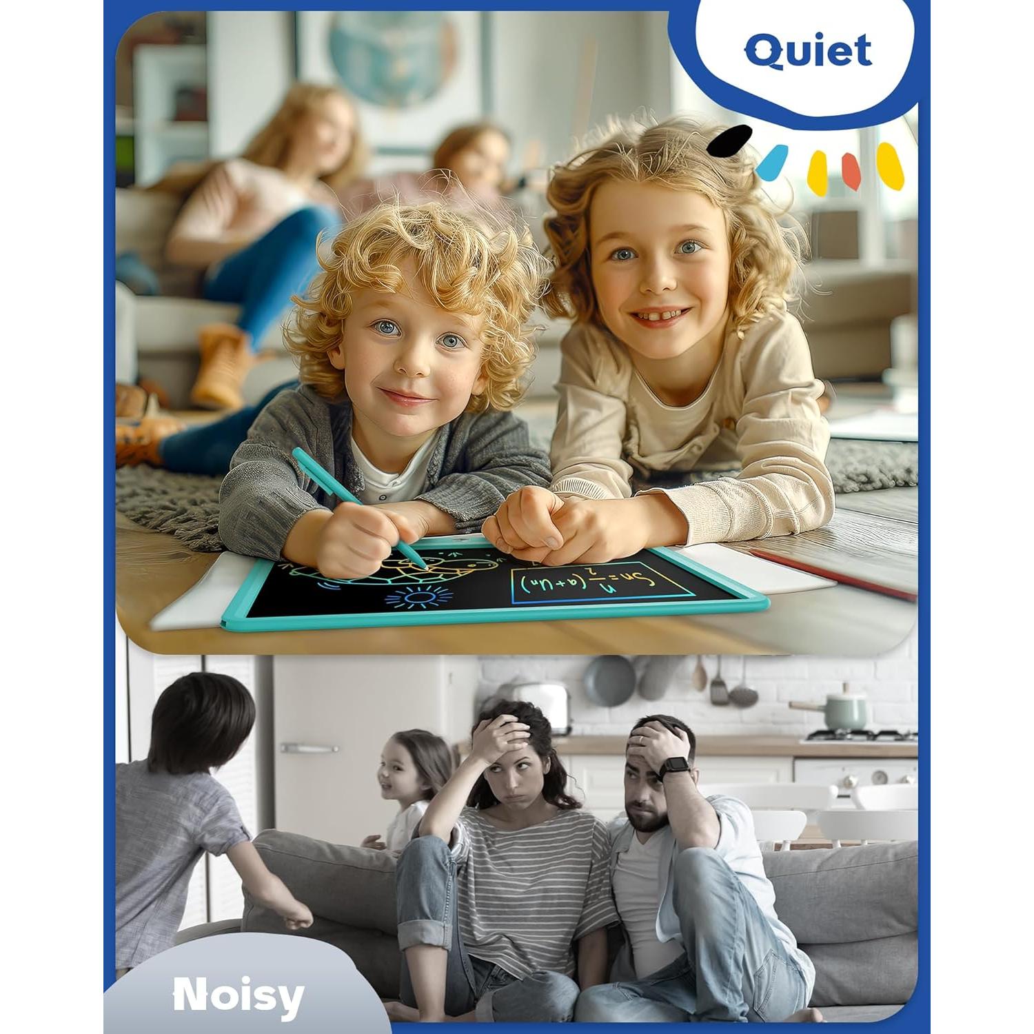 Bravokids Tableta de Escritura LCD 15 cm Azul para Niños