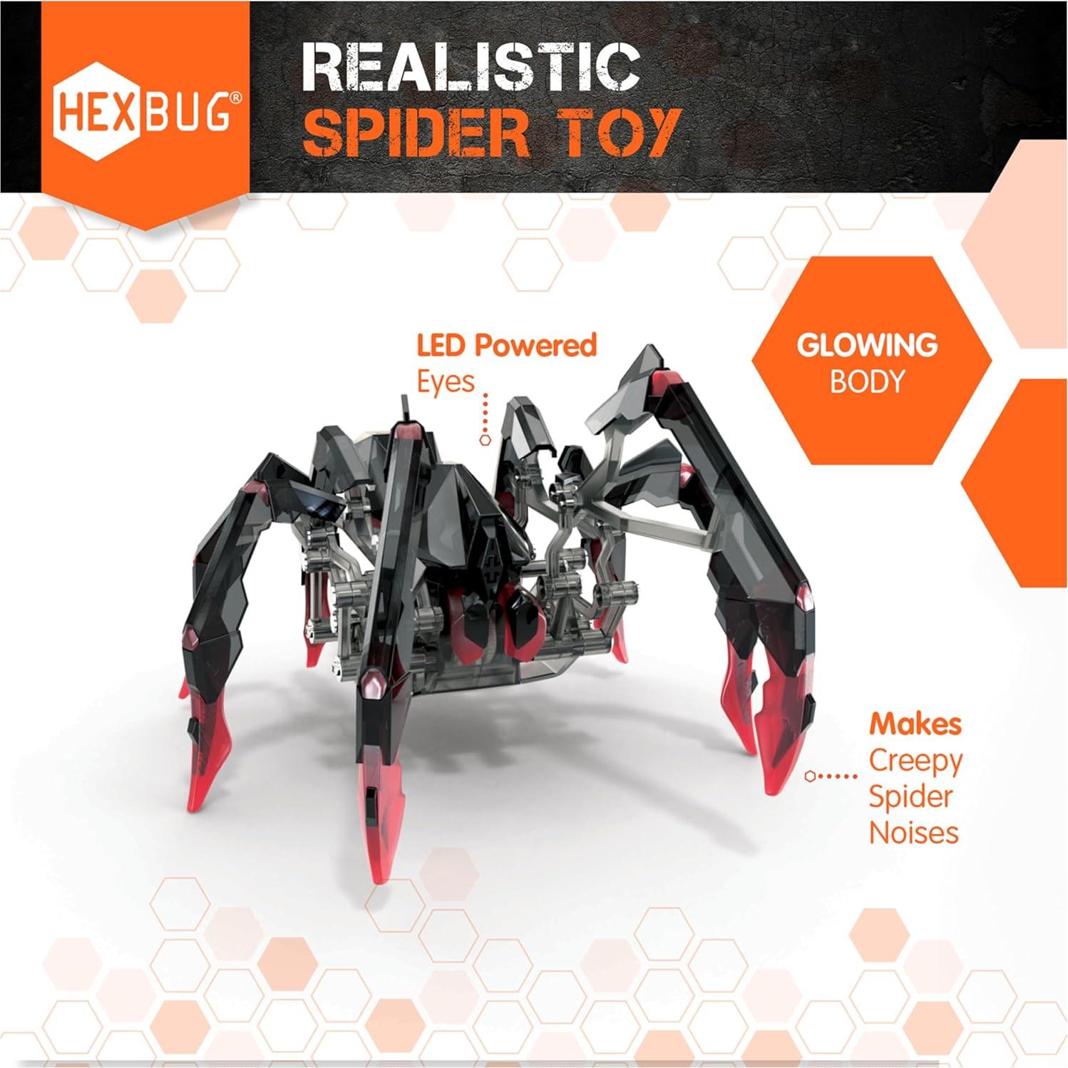 Araña Robótica HEXBUG Control Remoto Negra 8 Patas STEM