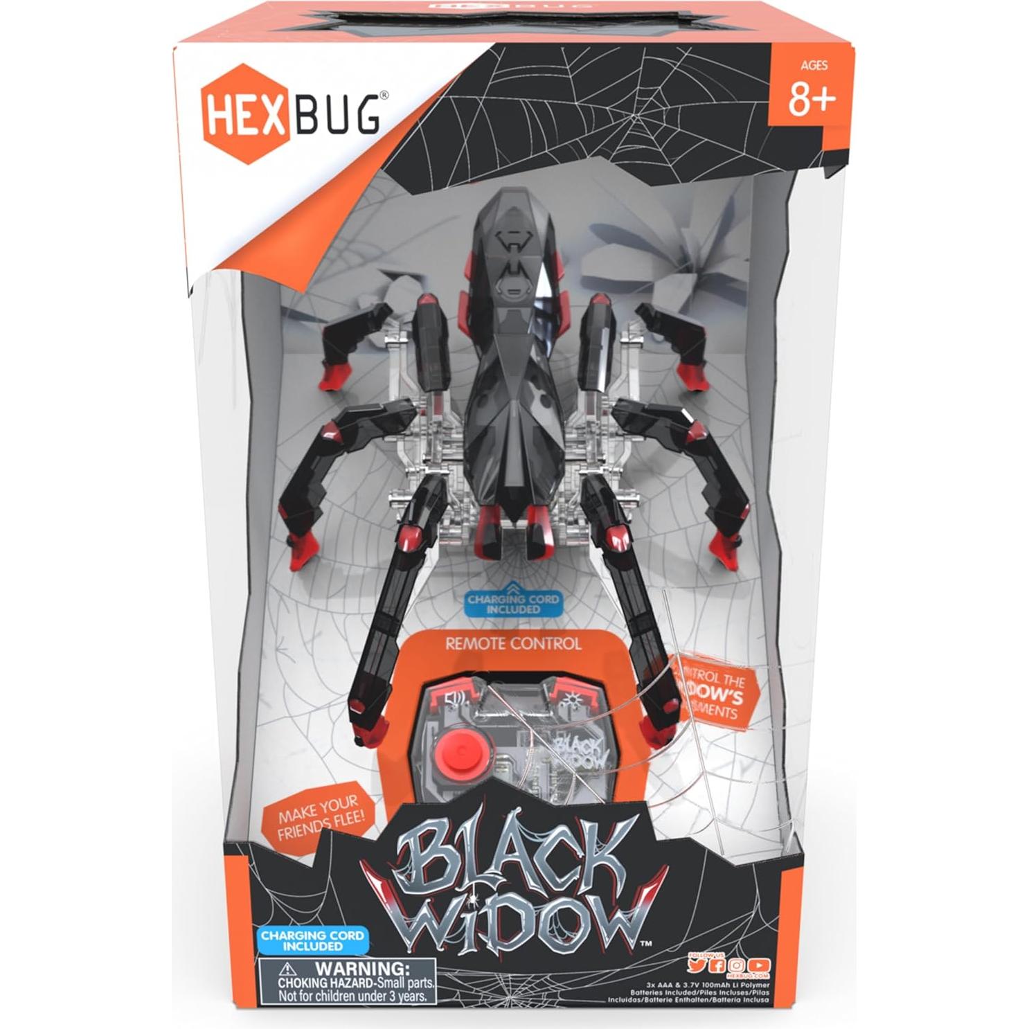 Araña Robótica HEXBUG Control Remoto Negra 8 Patas STEM