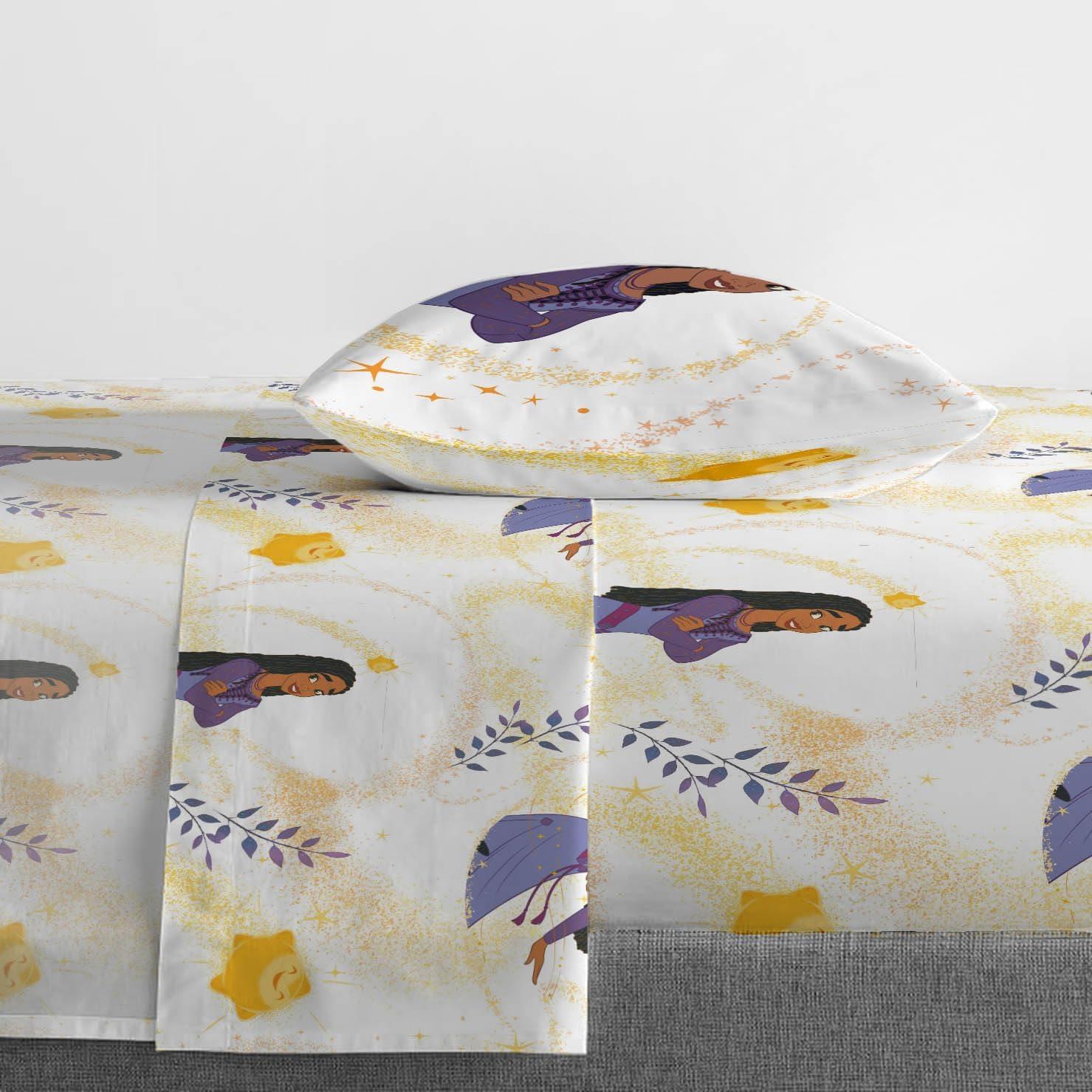 Juego de Edredón Twin Disney Wish Jay Franco 5 Piezas