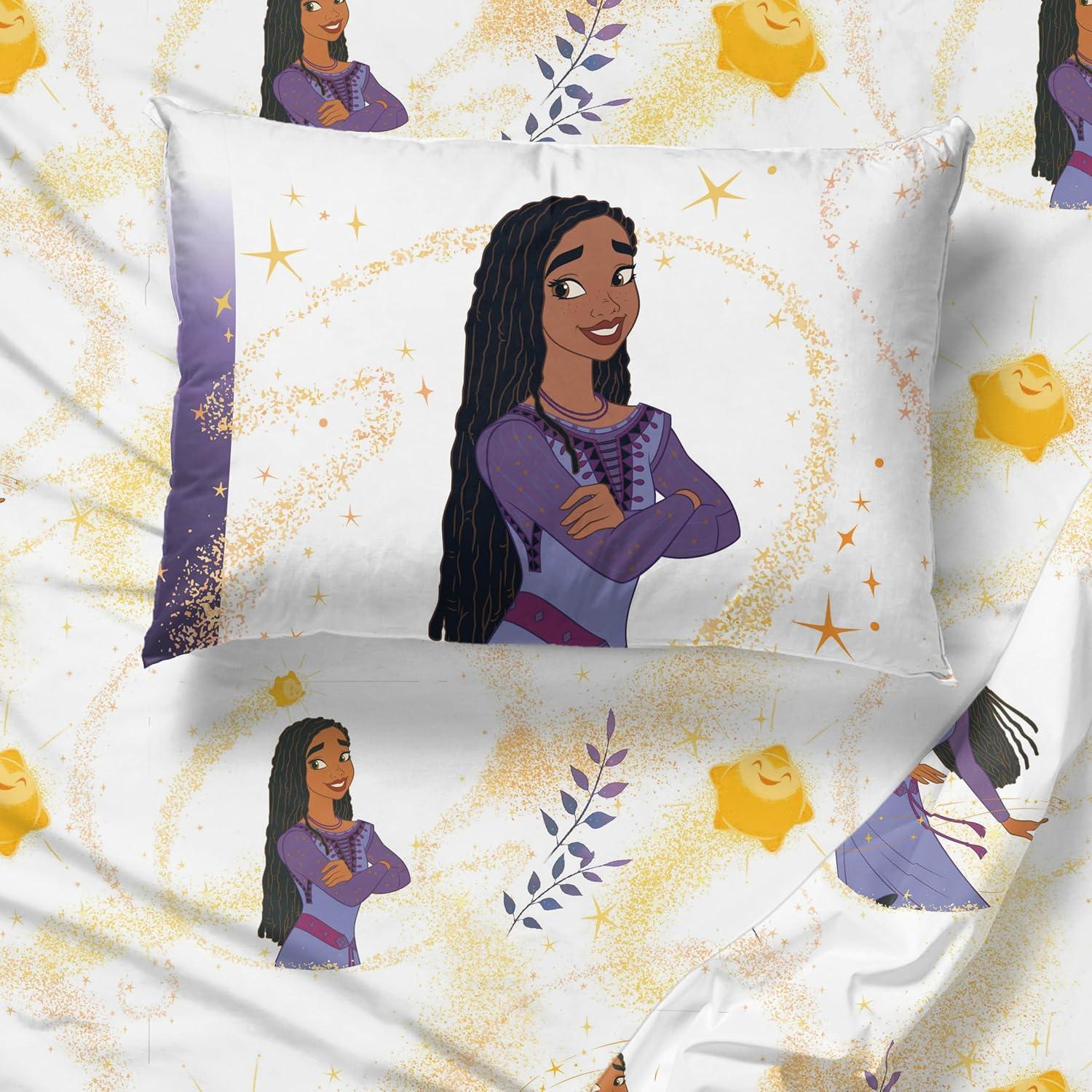 Juego de Edredón Twin Disney Wish Jay Franco 5 Piezas