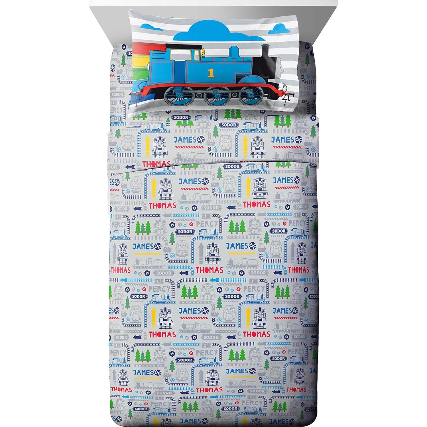 Juego de Cama Thomas & Friends 4 Piezas Jay Franco Microfibra