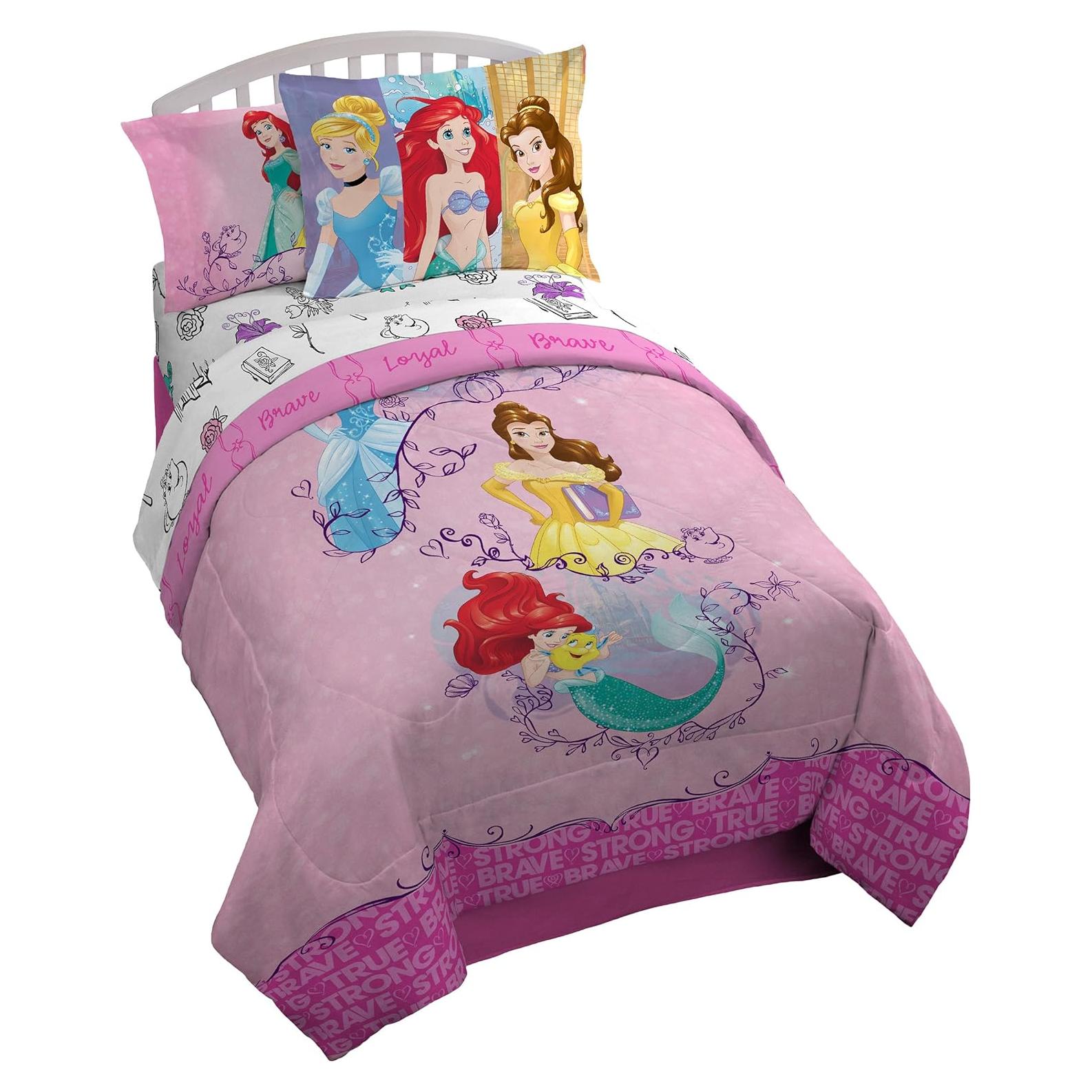 Juego de Cama Twin 5 Piezas Princesa Disney Jay Franco