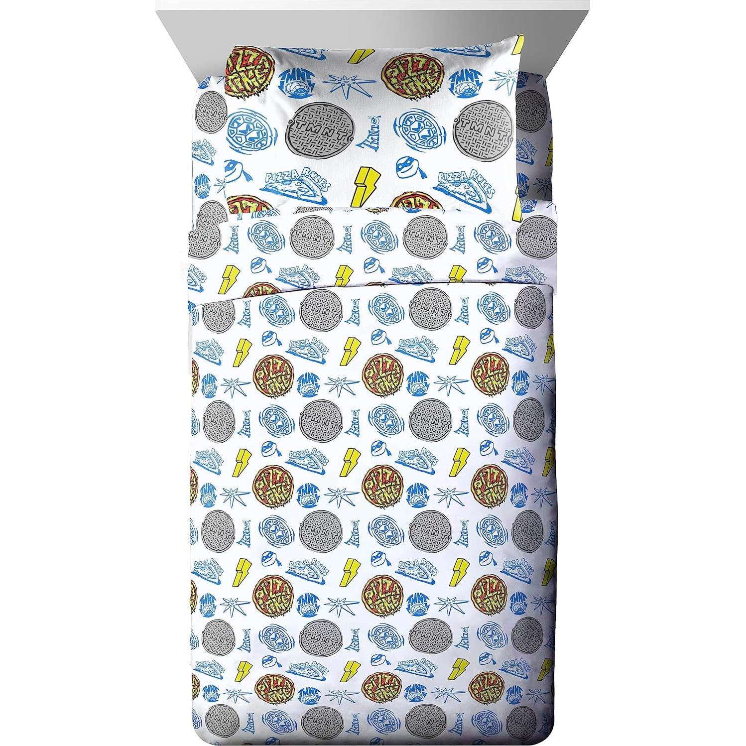 Conjunto de Edredón Completo Jay Franco Tortugas Ninja 7 Piezas