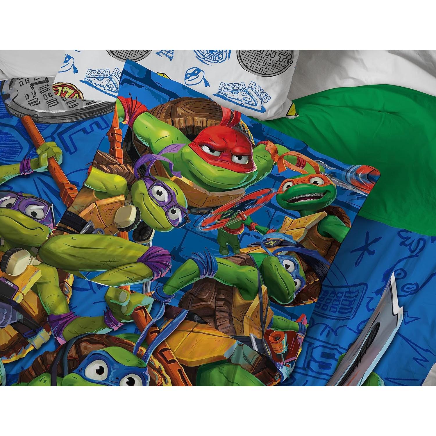 Conjunto de Edredón Completo Jay Franco Tortugas Ninja 7 Piezas