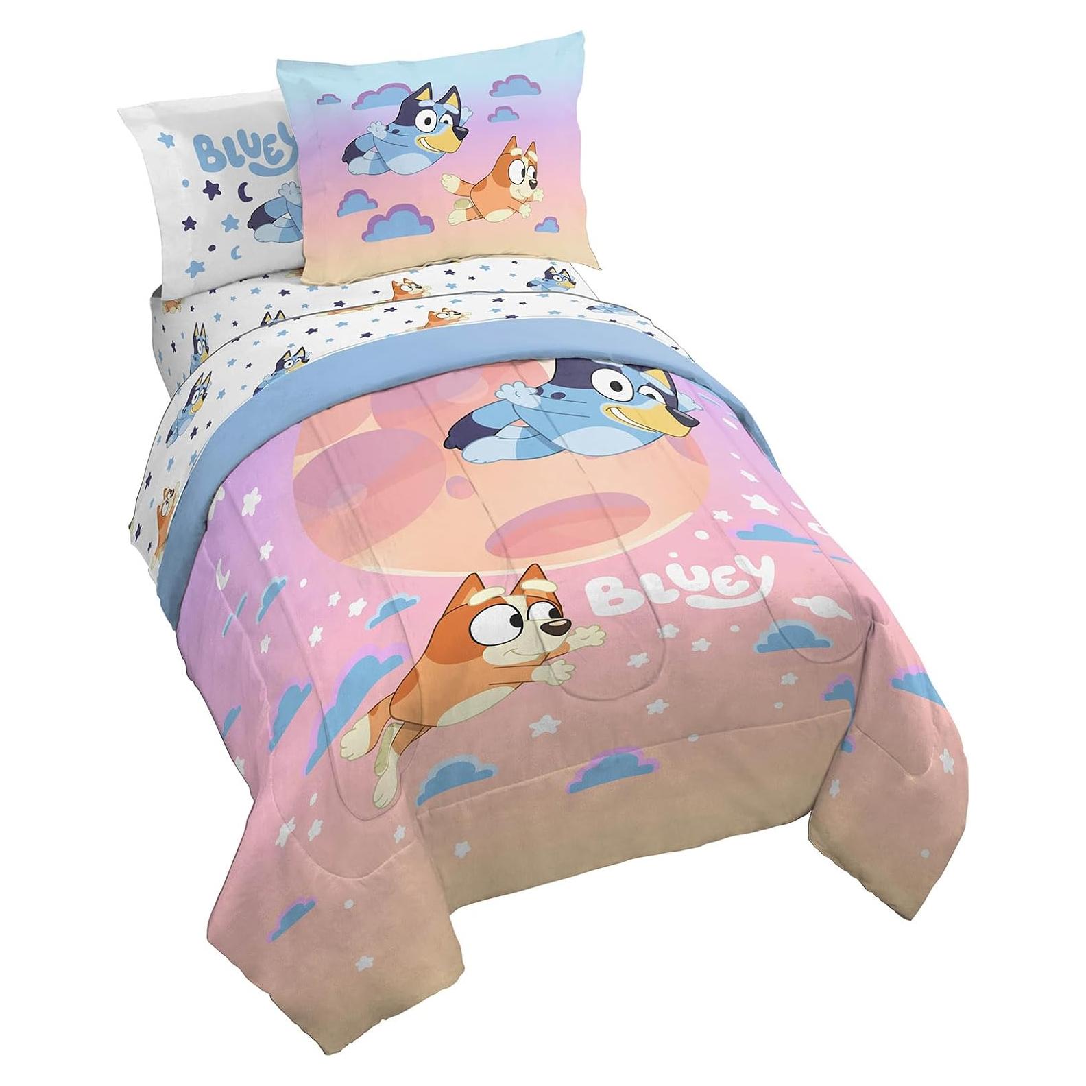 Juego de Edredón Completo Jay Franco Bluey 7 Piezas