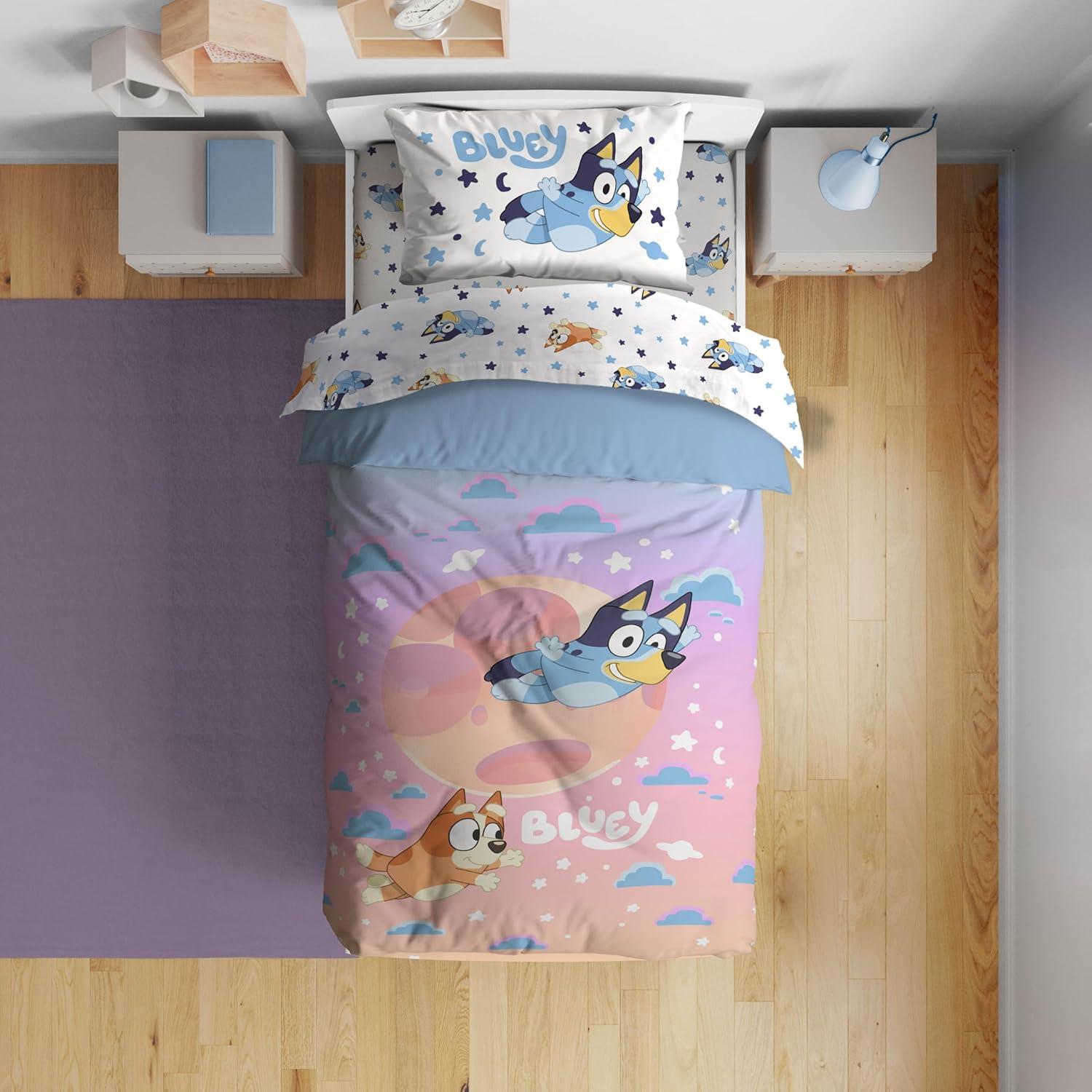 Juego de Edredón Completo Jay Franco Bluey 7 Piezas