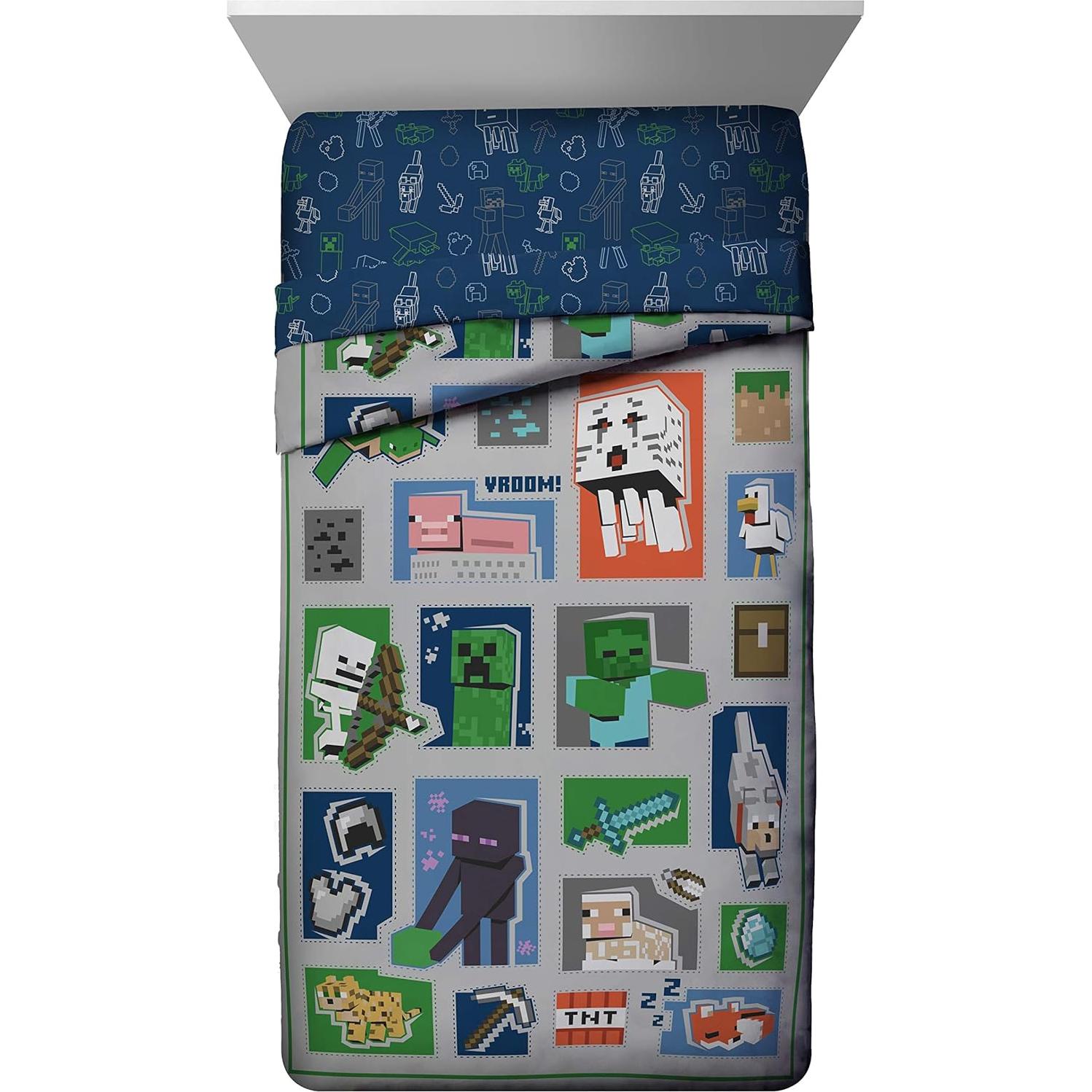 Juego de Ropa de Cama Twin 5 Piezas Jay Franco Minecraft