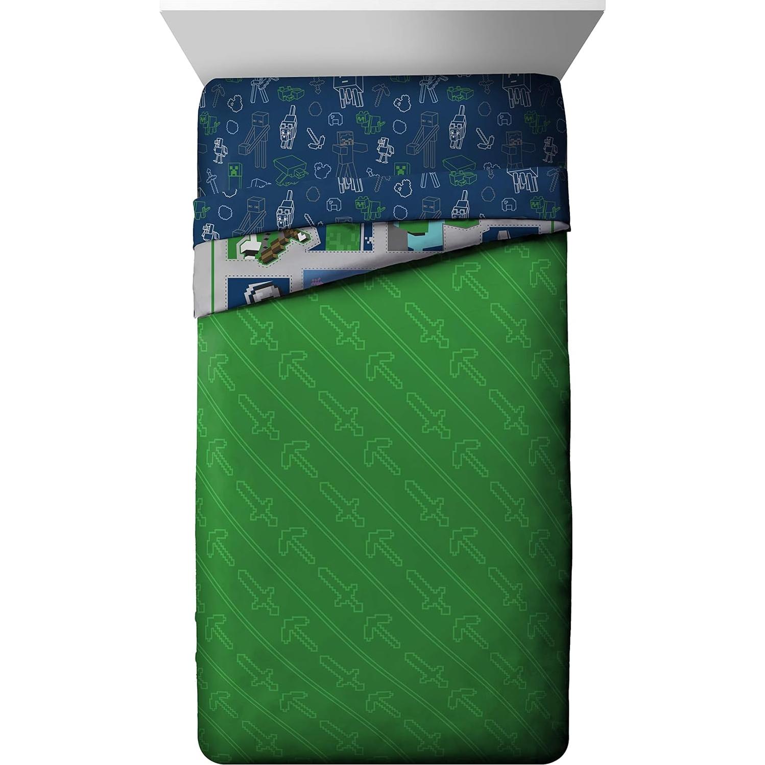 Juego de Ropa de Cama Twin 5 Piezas Jay Franco Minecraft