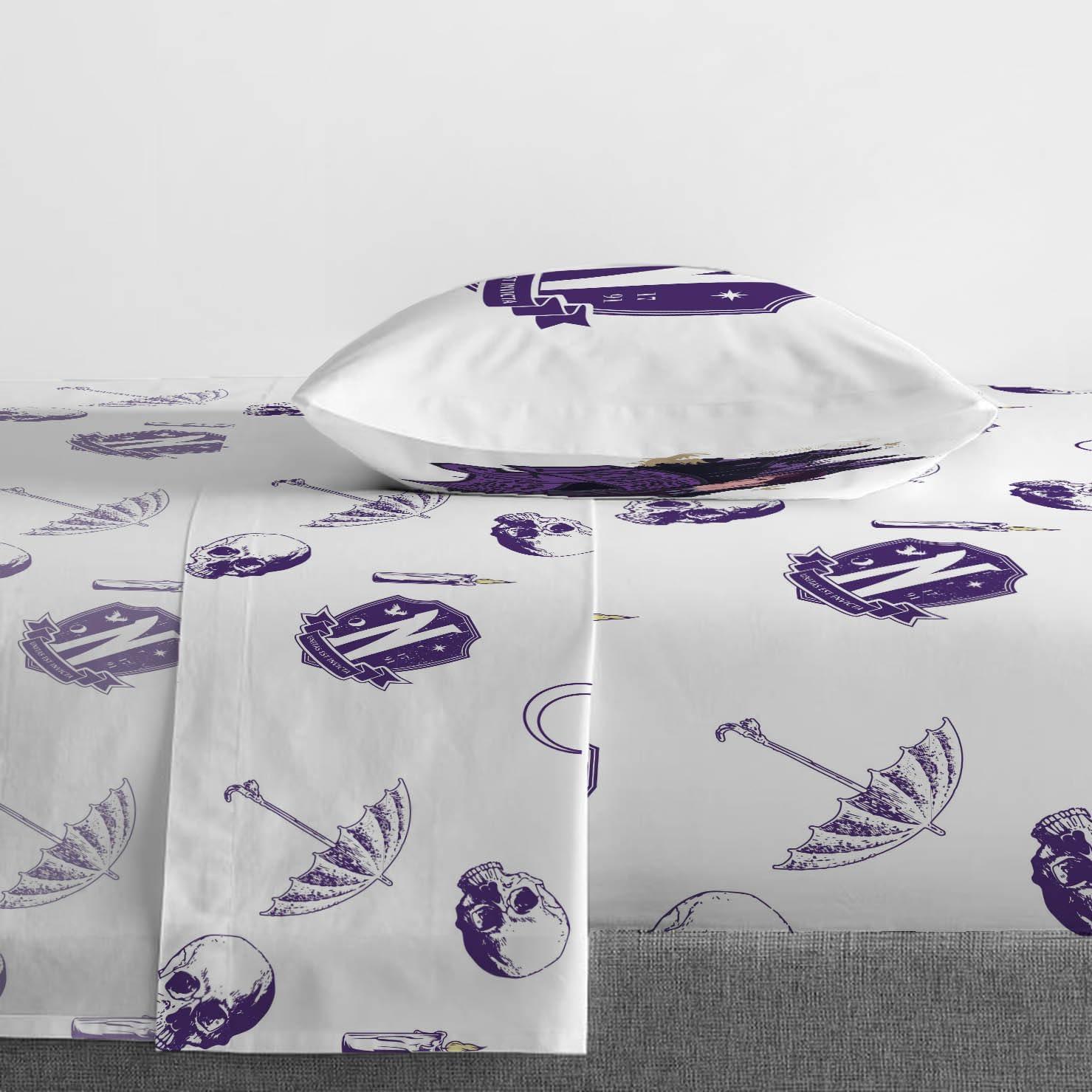 Juego de Edredón Twin Jay Franco Wednesday - 5 Piezas