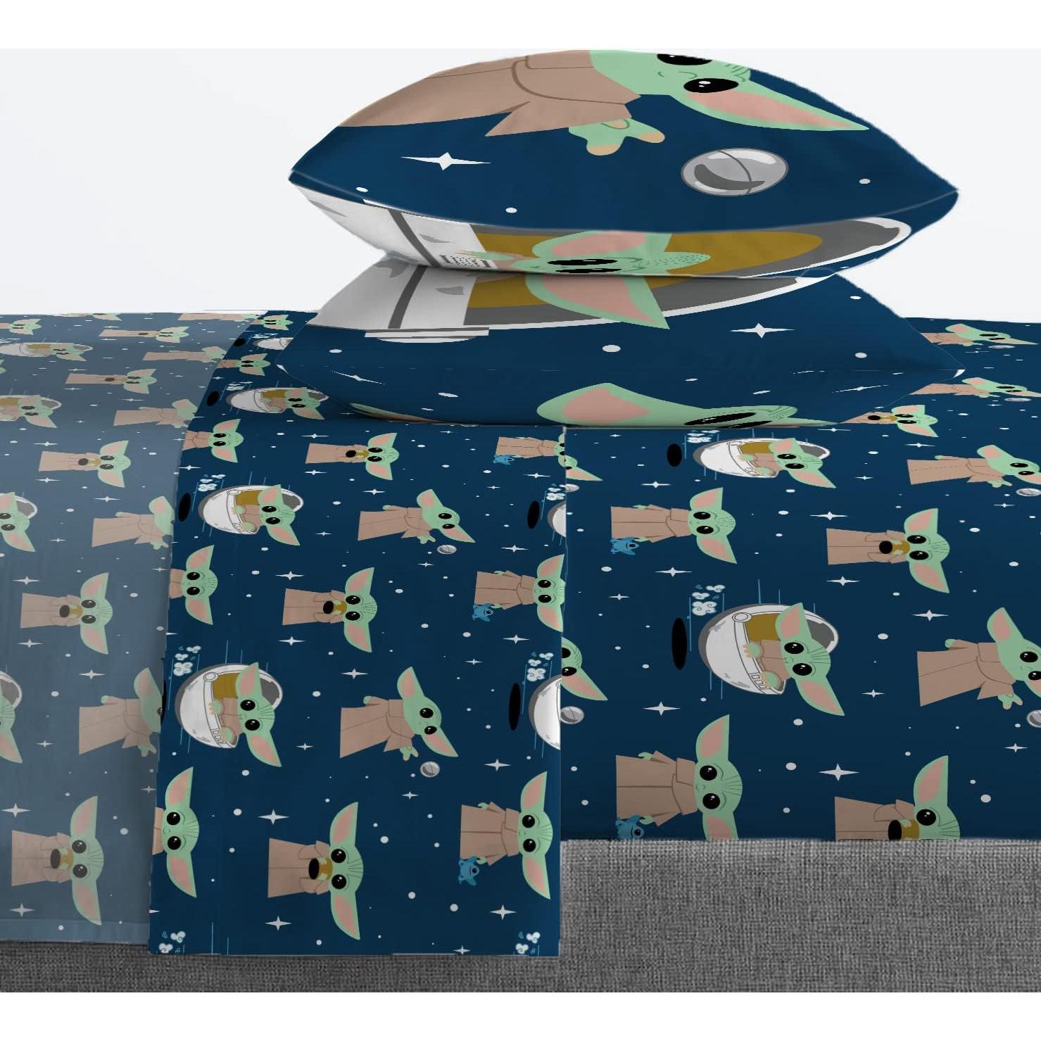 Juego de Cama Queen Jay Franco Mandalorian 7 Piezas Microfibra