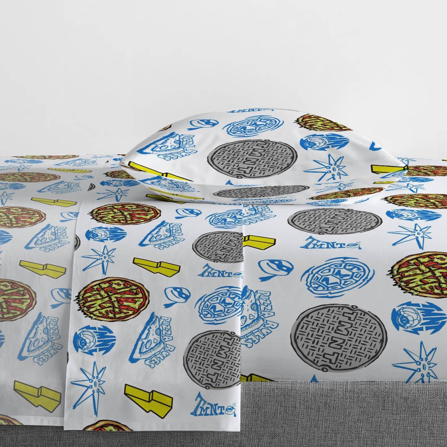 Juego de Edredón Twin Jay Franco Tortugas Ninja 5 Piezas