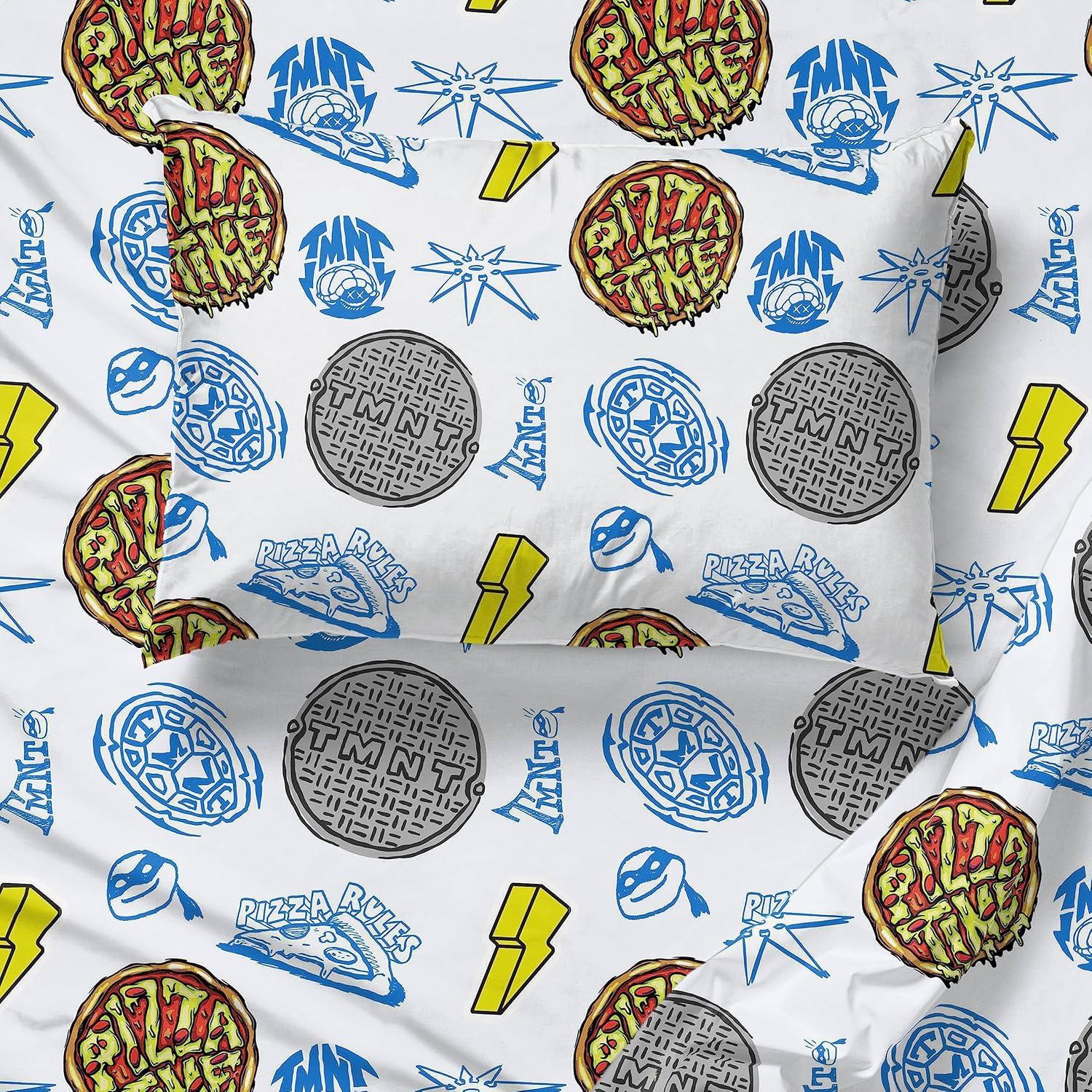 Juego de Edredón Twin Jay Franco Tortugas Ninja 5 Piezas