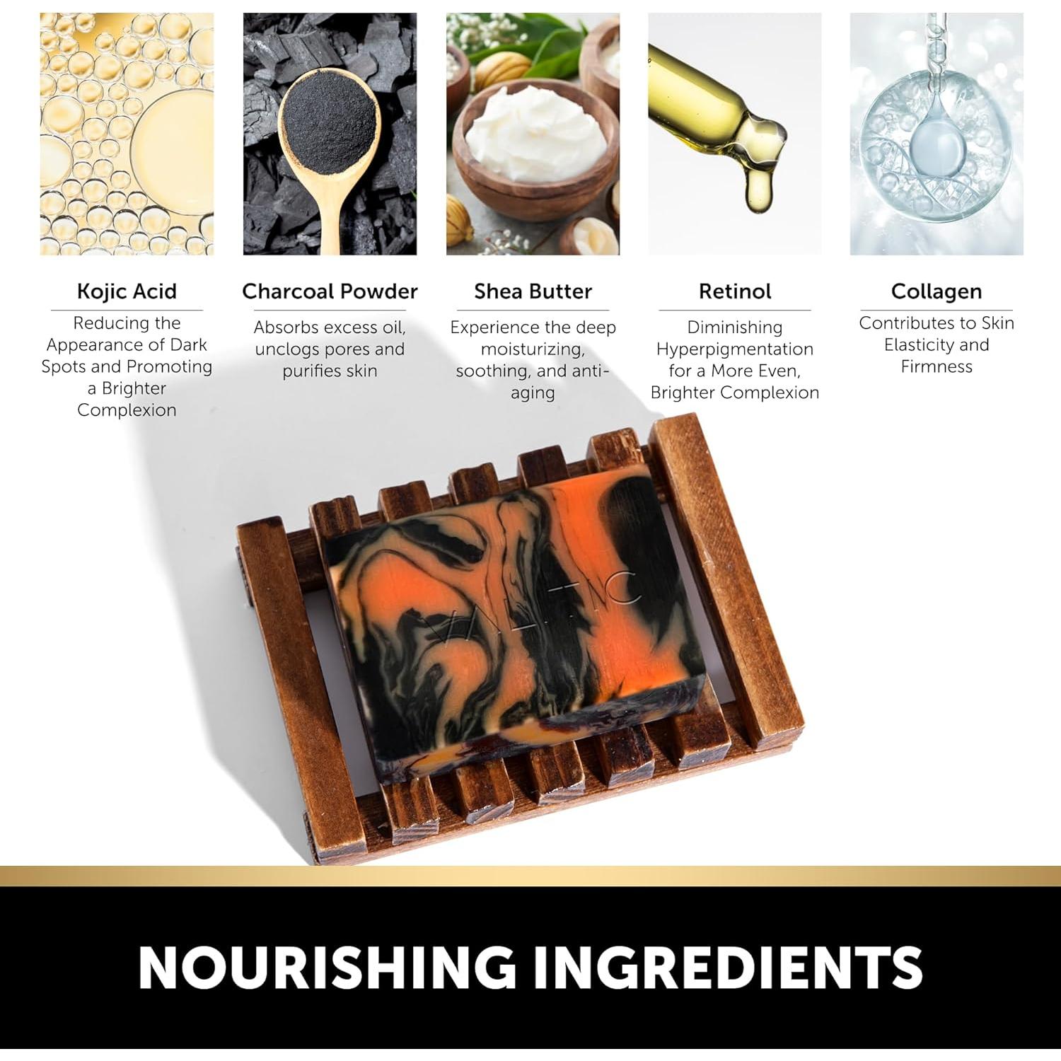 Jabón Negro de Carbón y Ácido Kójico Valitic - 2 Unidades