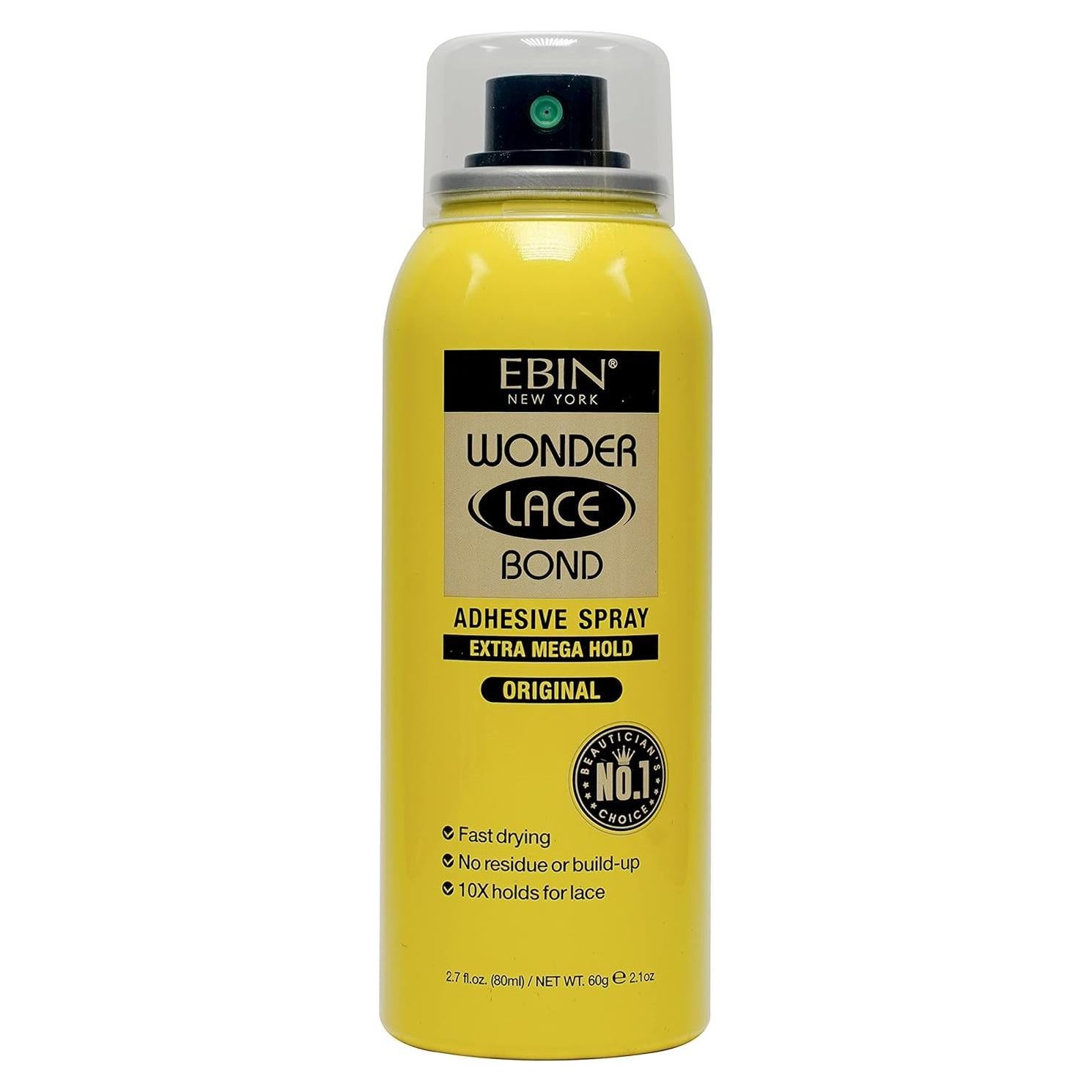 Spray Adhesivo para Pelucas EBIN NEW YORK 80ml - Fijación Extra Mega