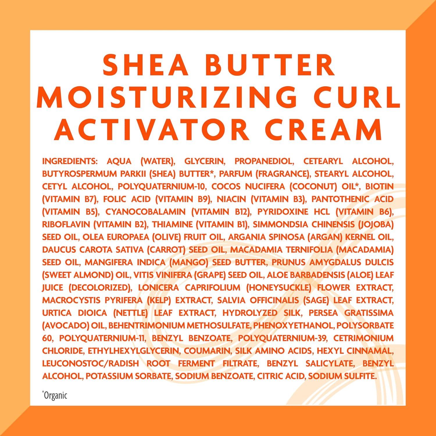 Crema Activadora de Rizos Cantu 354.88 ml - Hidratante con Karité