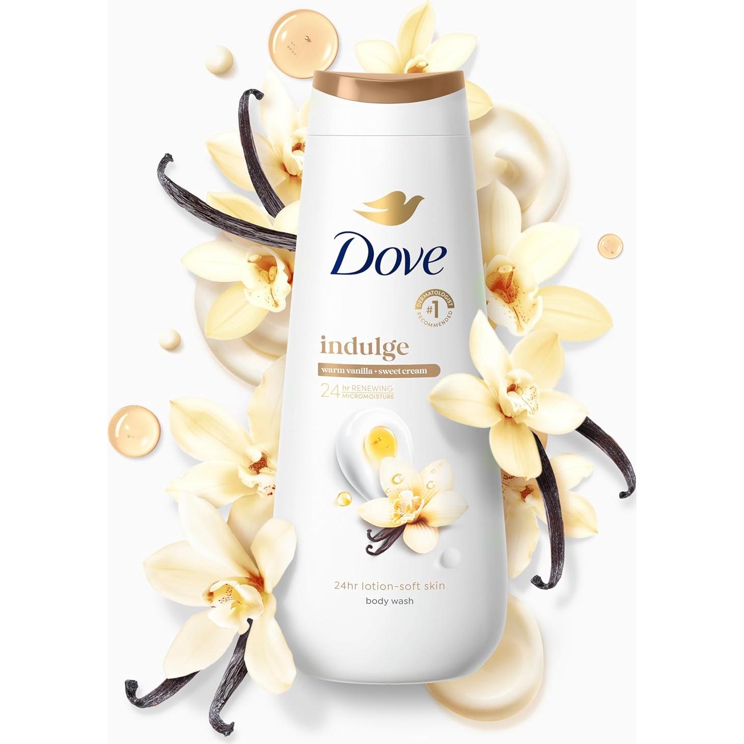 Gel de Ducha Dove Indulge Vainilla Caliente 500ml Hidratante