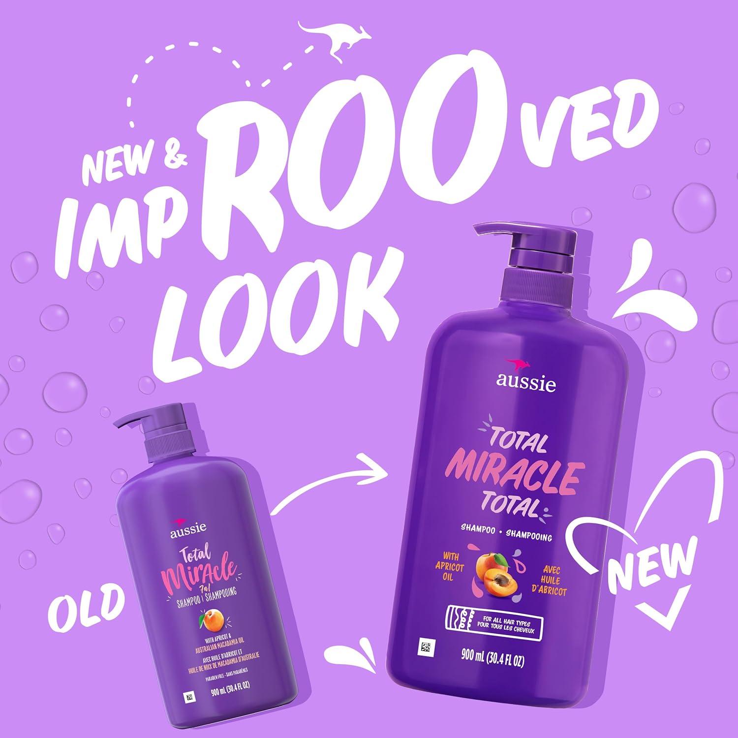 Champú Total Miracle Aussie 900 ml - 7 Beneficios para Cabello