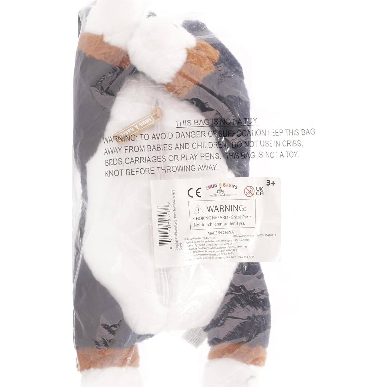 PixieCrush Peluche Mamá Bernés con 4 Cachorros 12,7x25,4x20,3cm