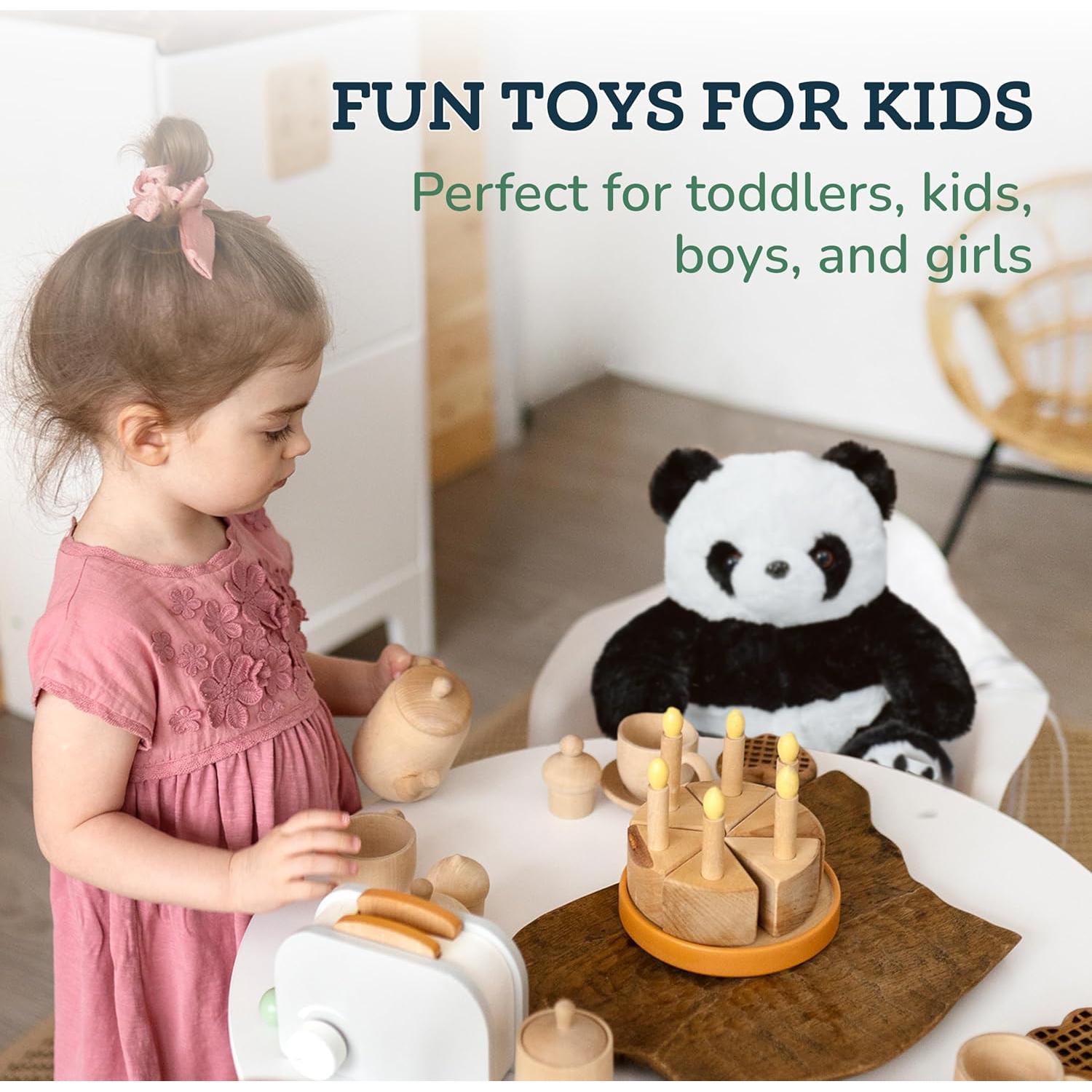 Panda de Peluche Gigante PixieCrush con 4 Panditas