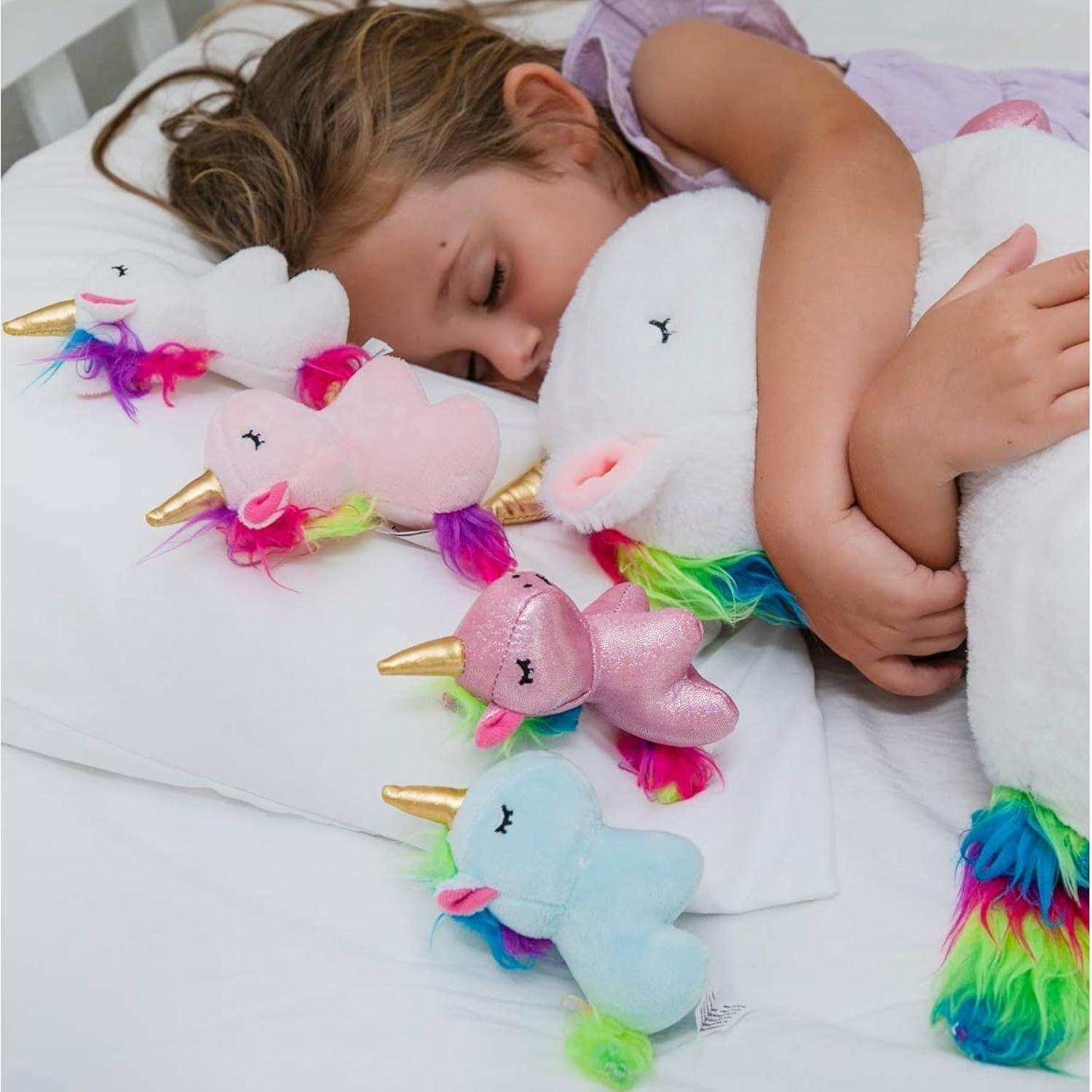 PixieCrush Set de 5 Juguetes de Peluche Unicornio Gigante