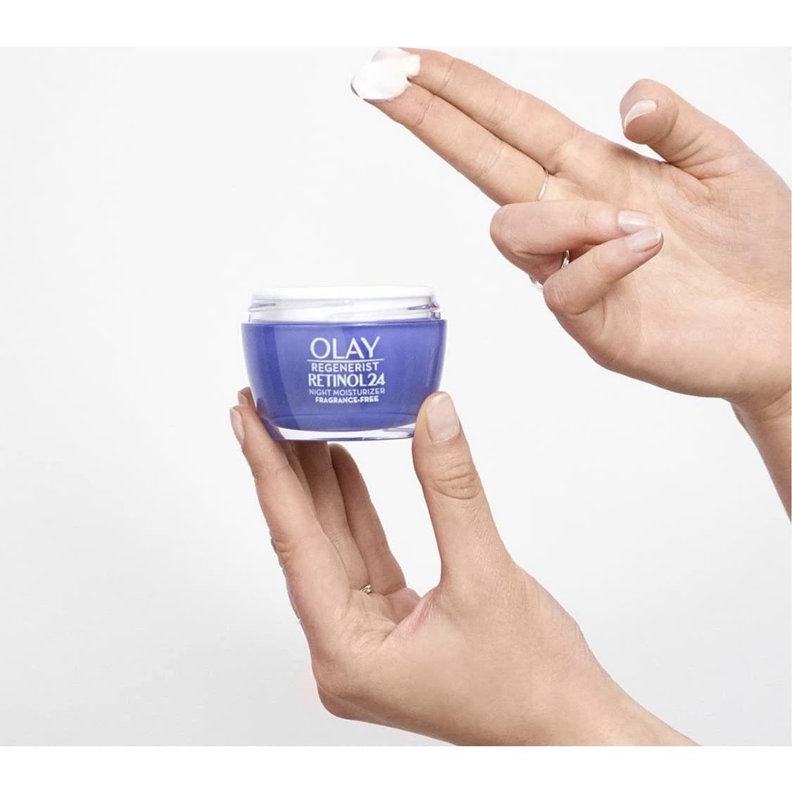 Hidratante Nocturno Olay Retinol + Péptido 24 Sin Fragancia 2 Pk