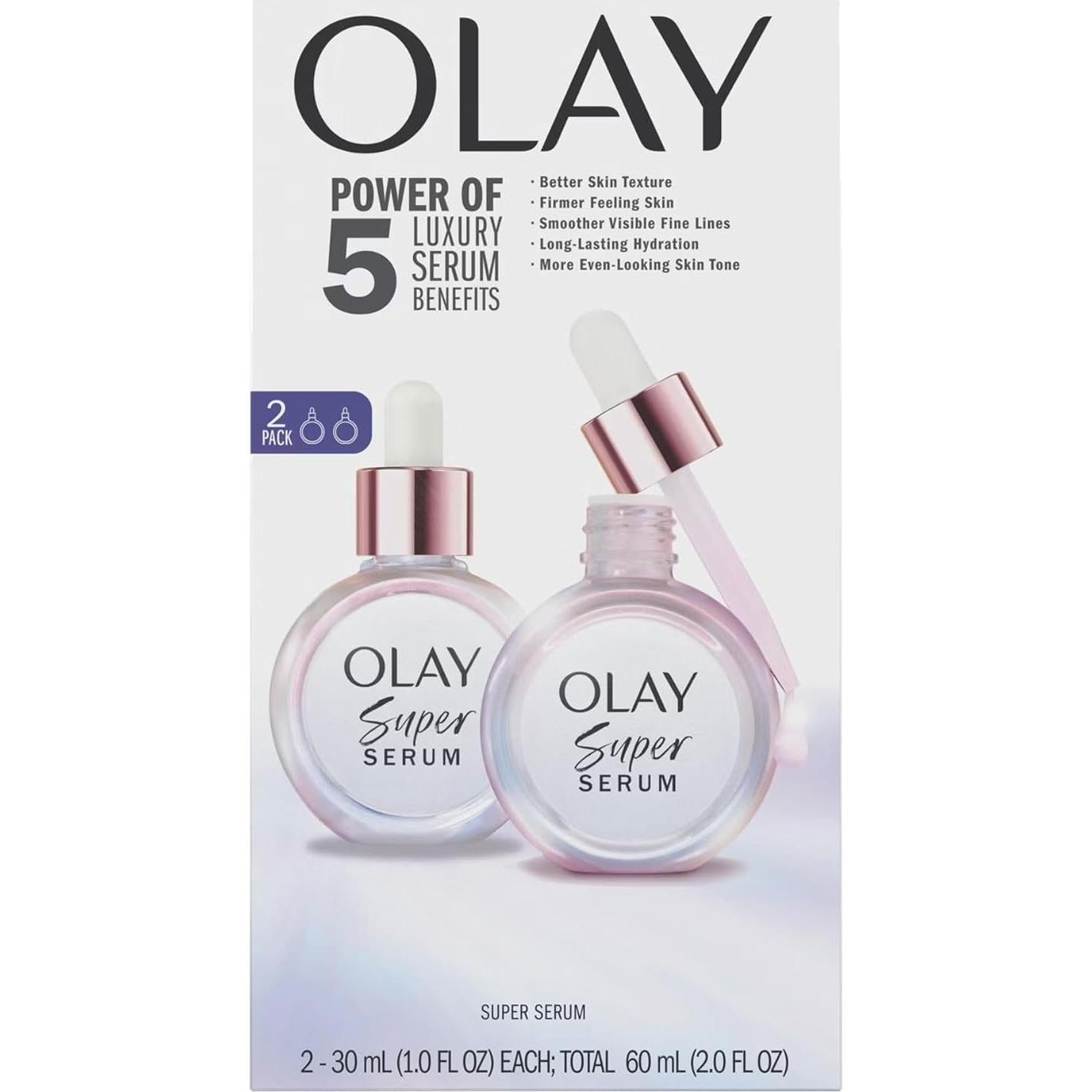 Suero Hidratante Olay Doble 59.14 ml - Niacinamida, Vitamina C