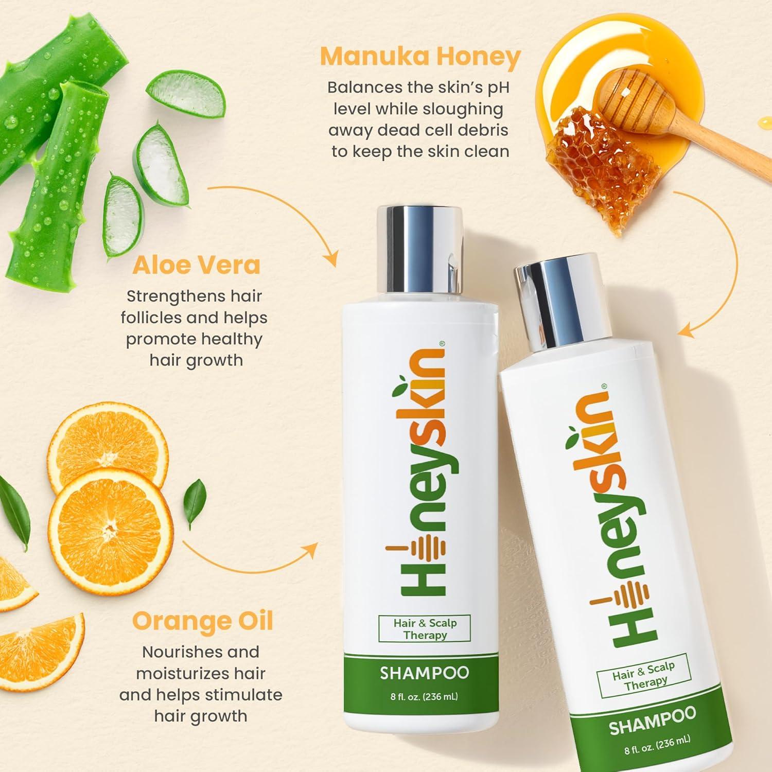 Champú Hidratante Honeyskin con Miel de Manuka 226.8 ml