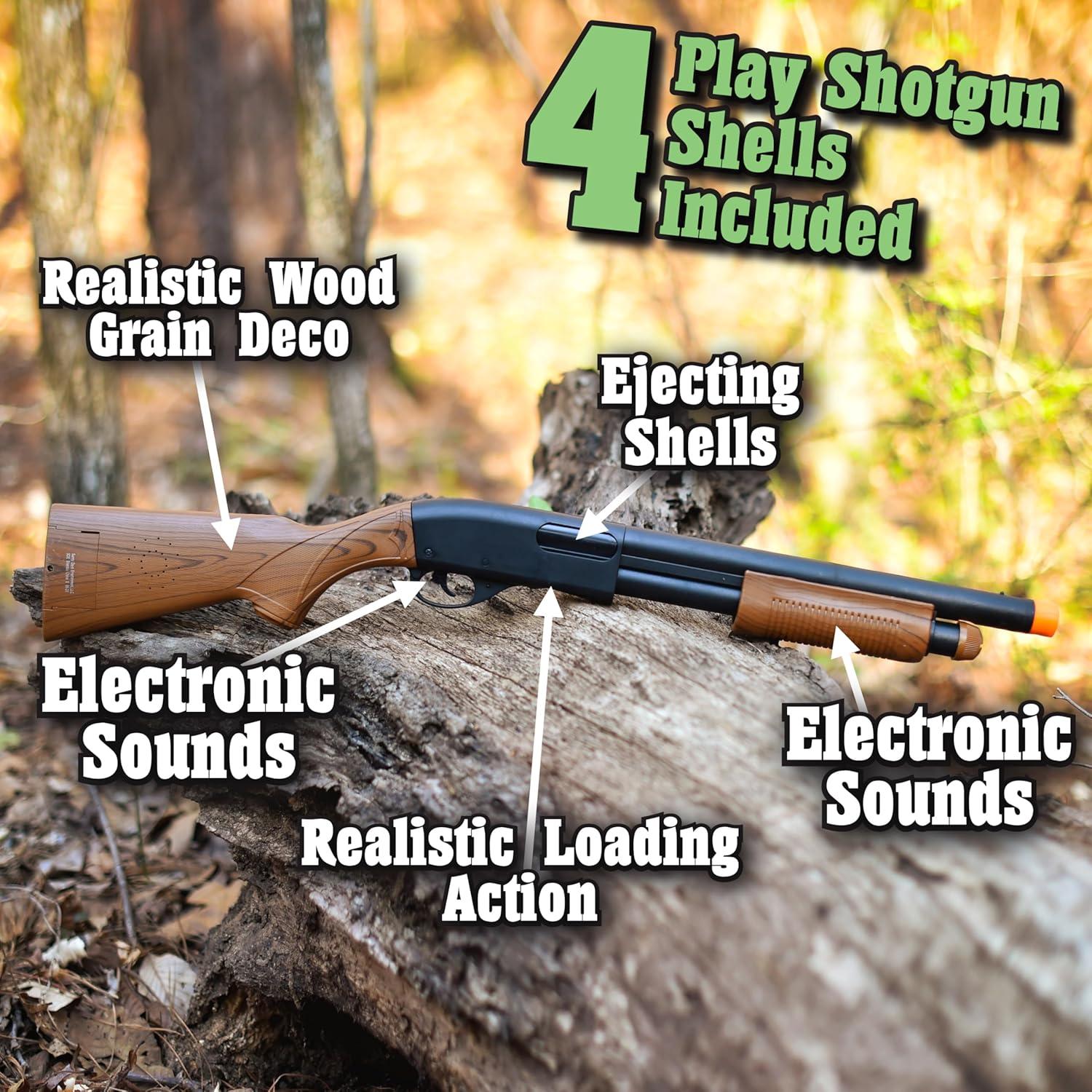 Blaster de Acción Maxx Action Grano de Madera con Sonidos