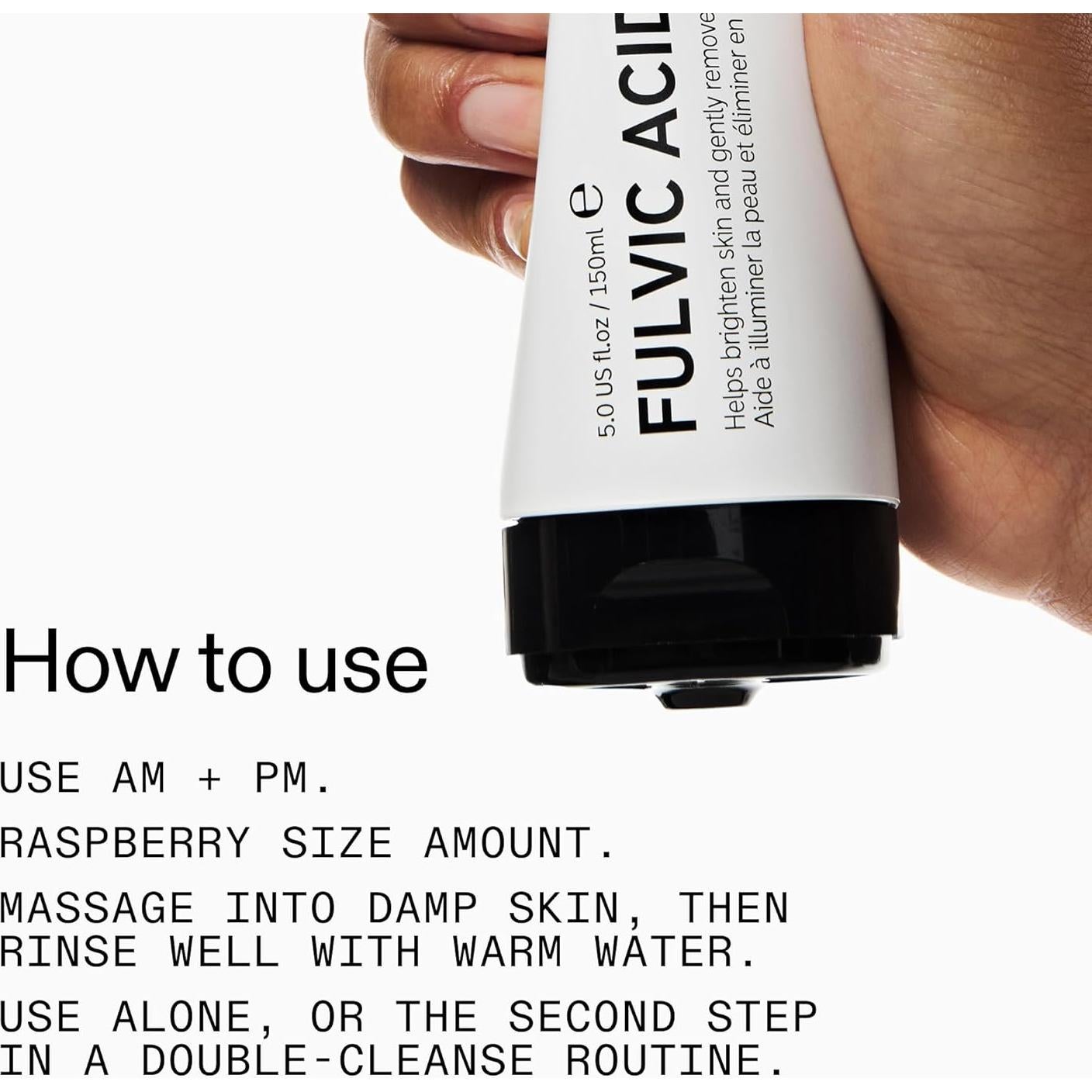 Limpiador Iluminador Ácido Fulvico El INKEY List 148 ml