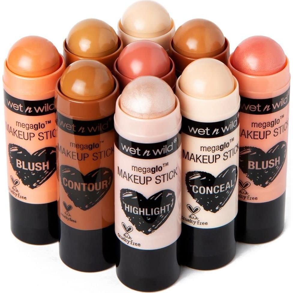 Paquete de Barras de Maquillaje Wet n Wild MegaGlo - Nude y Mermelada