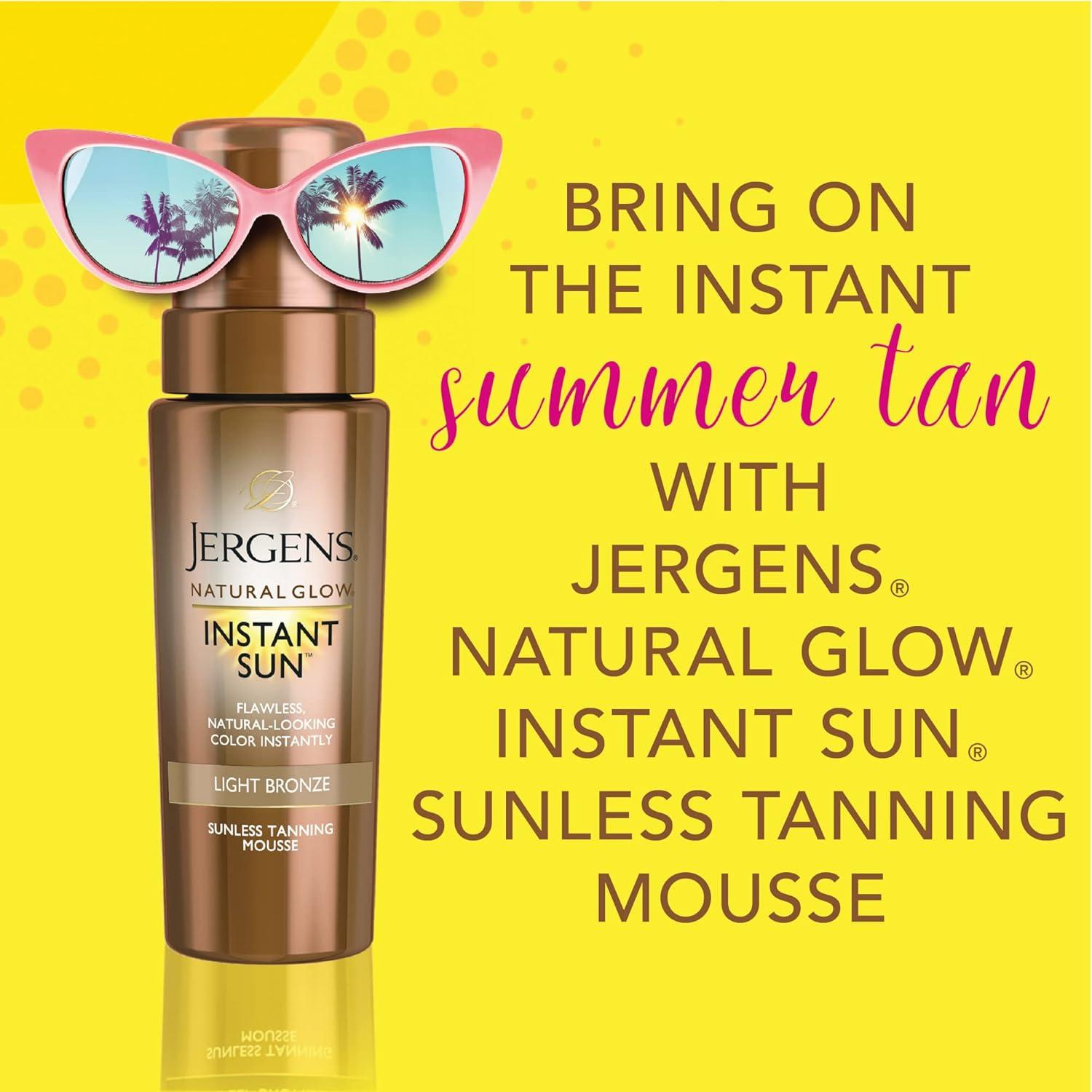 Loción bronceadora Jergens Natural Glow 212g para piel clara