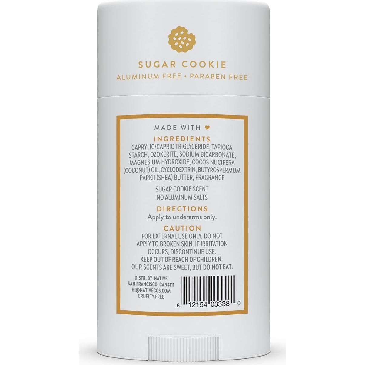 Desodorante Nativo Edición Navideña Galleta de Azúcar 75g