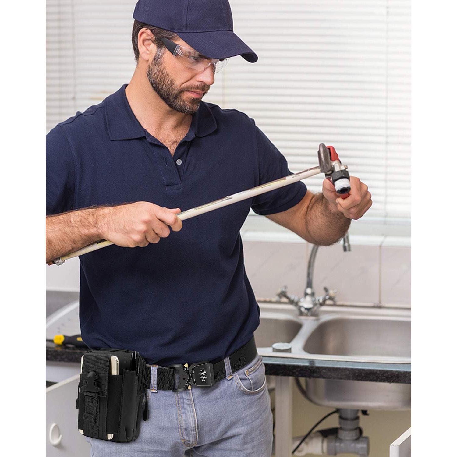 Cinturón Táctico BESTKEE para Hombres 125 cm Nylon 2 Piezas