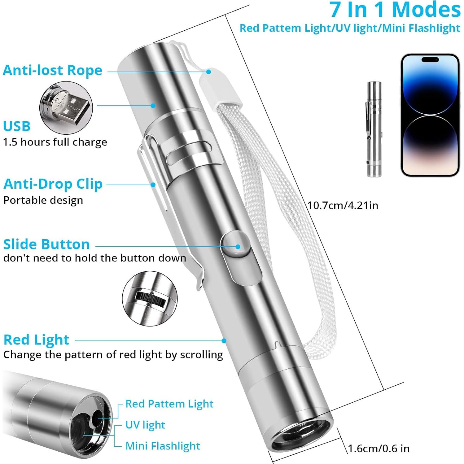 Puntero Rojo Interactivo Waputne para Gatos y Perros