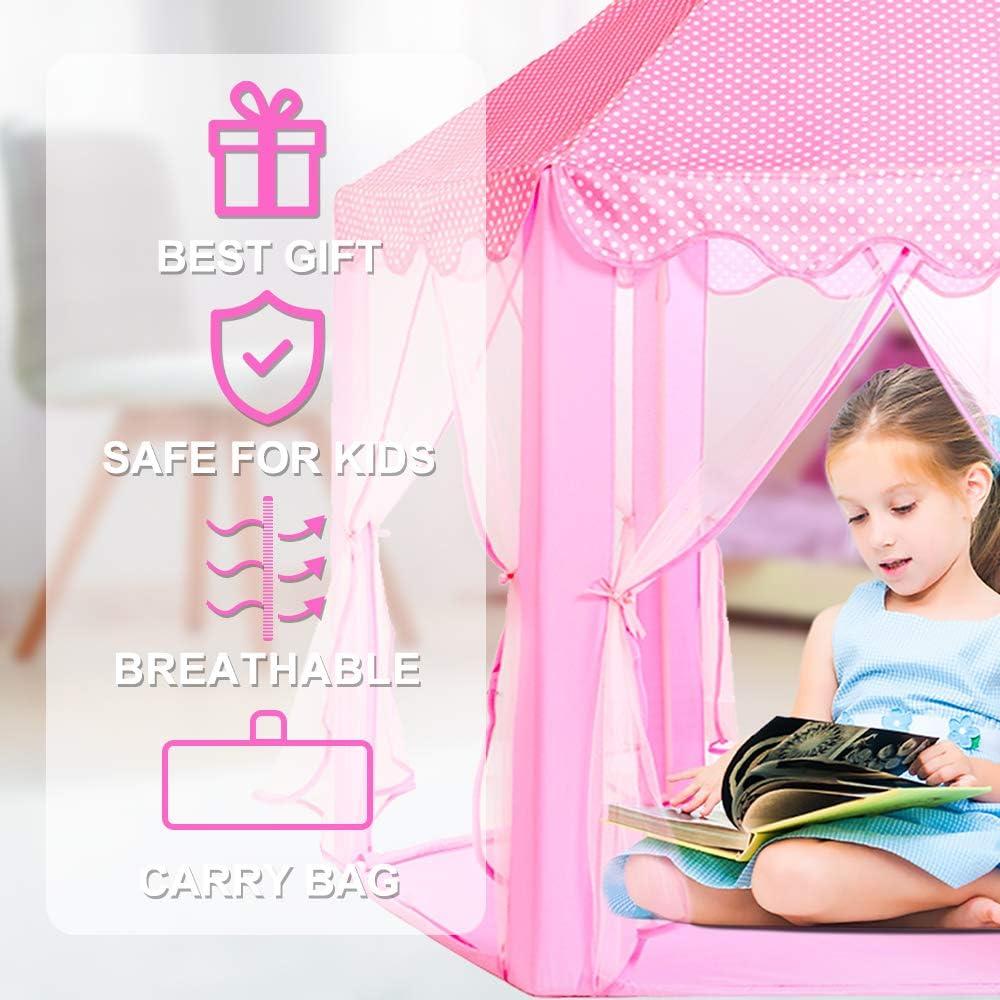 Tienda de Princesa Wilwolfer con Luces Estrella 121x132 cm