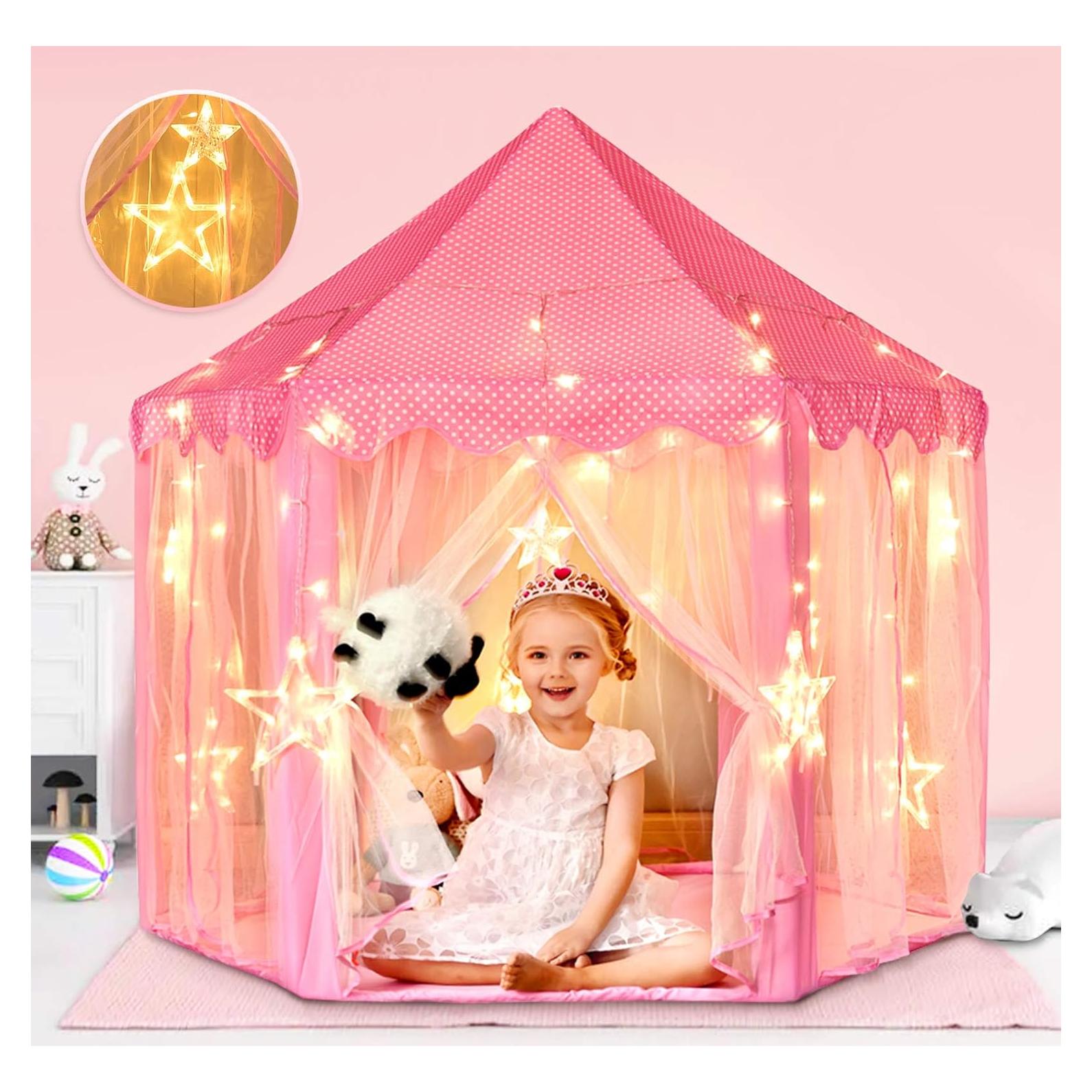 Carpa Princesa Wilwolfer con Luces Grandes 121x121x132cm