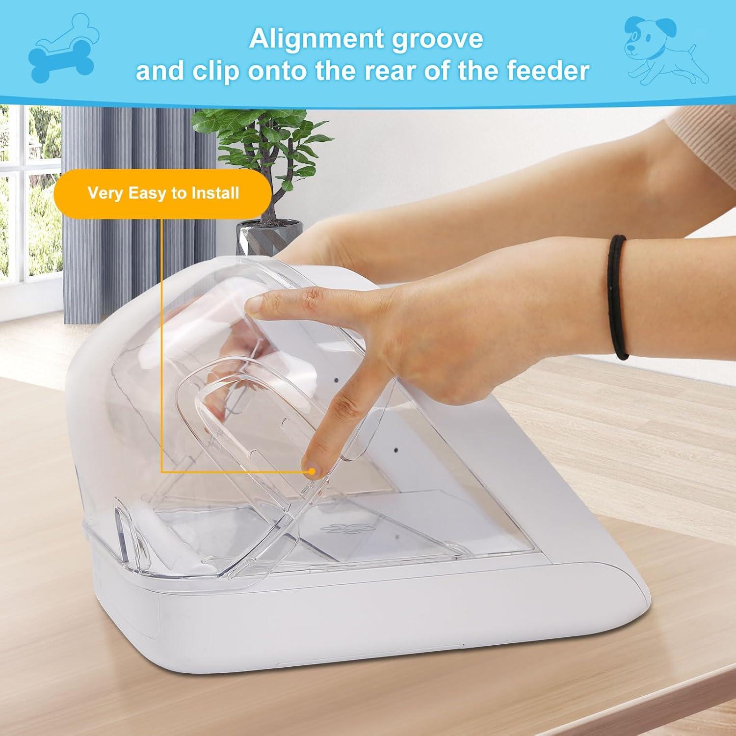 Cubierta Trasera para Comedero de Gato YOIHABV - Previene Robo