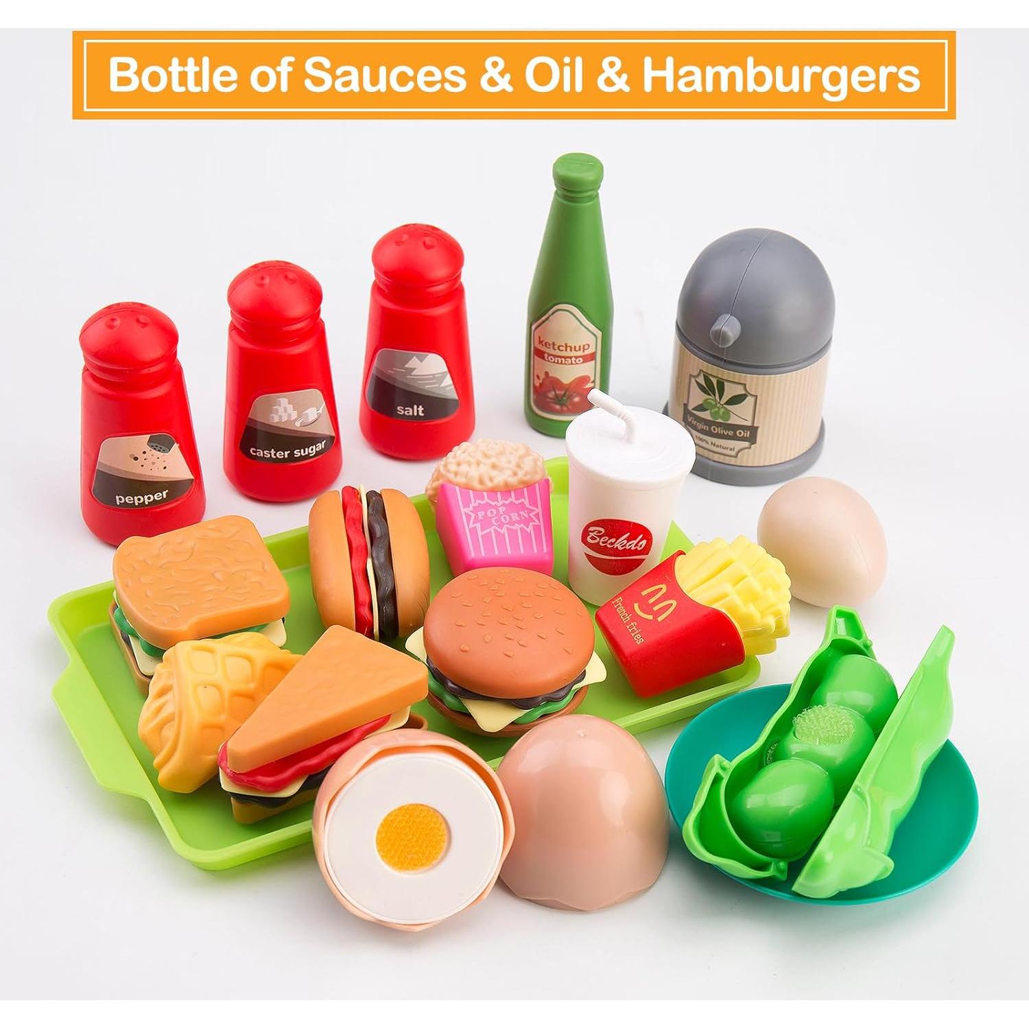 Juego de Cocina Infantil Zero Zoo 105 Piezas Turquesa