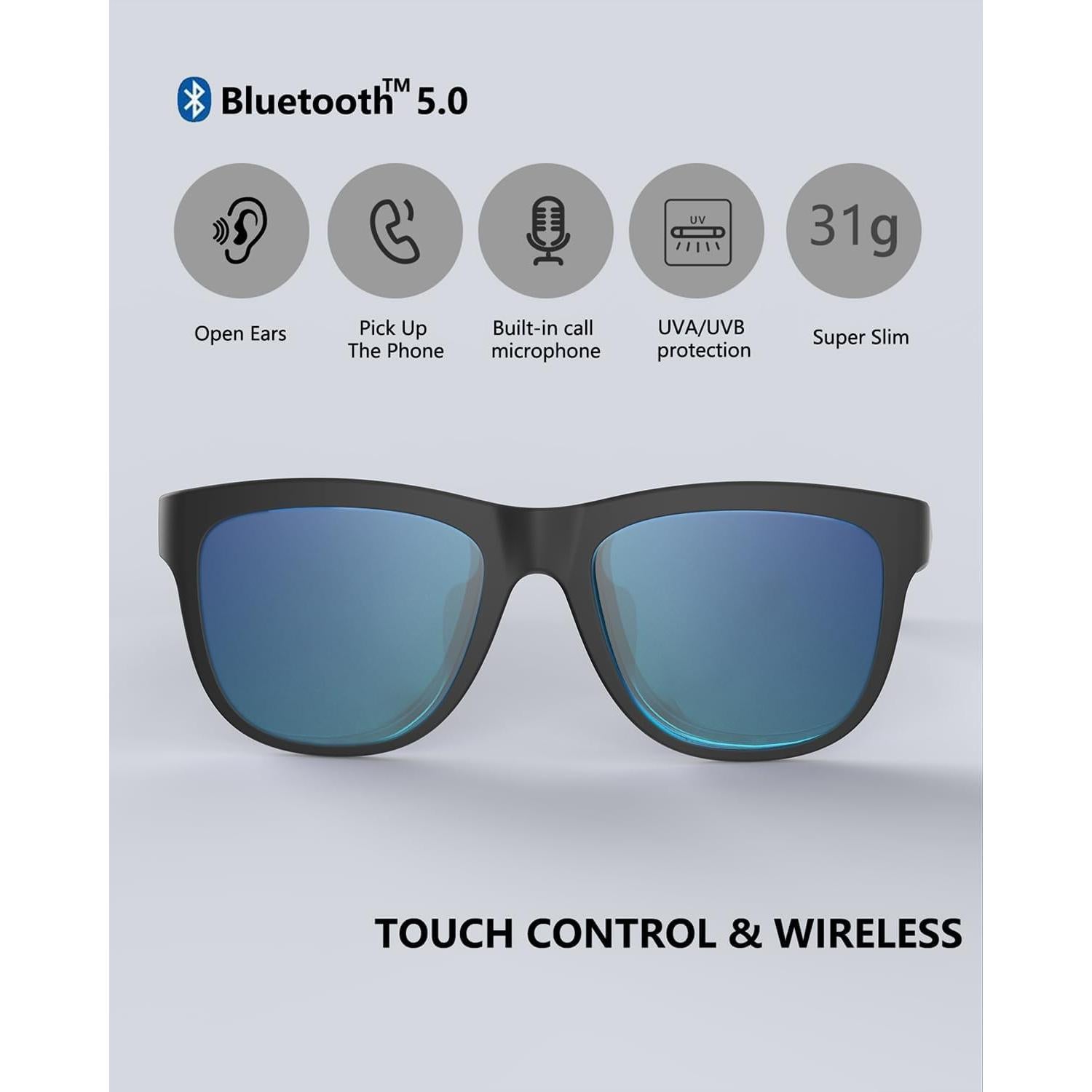 Gafas Inteligentes Deonut GS01 Bluetooth Polarizadas UV400